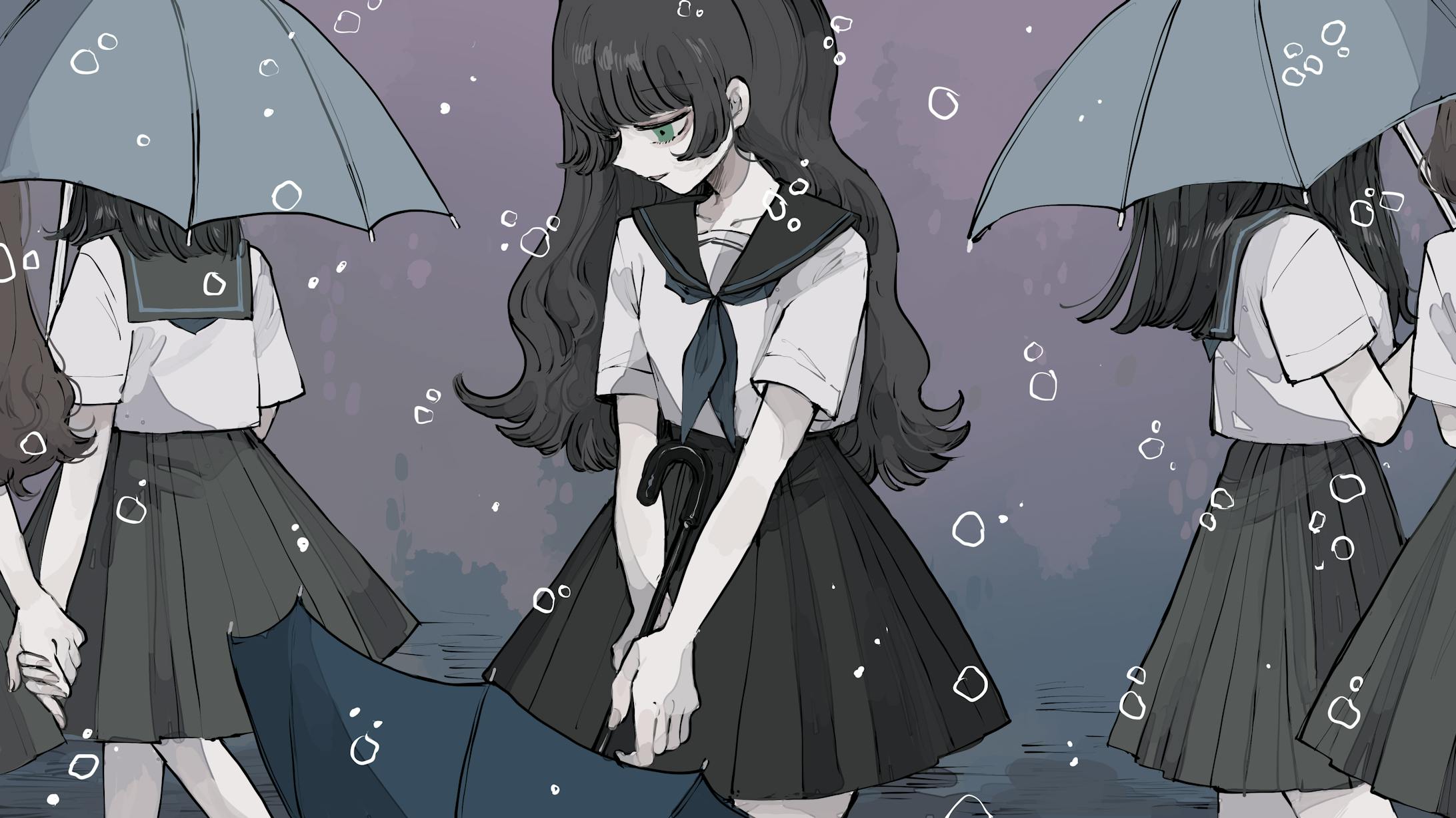 『雨わずらい』MVイラスト -1