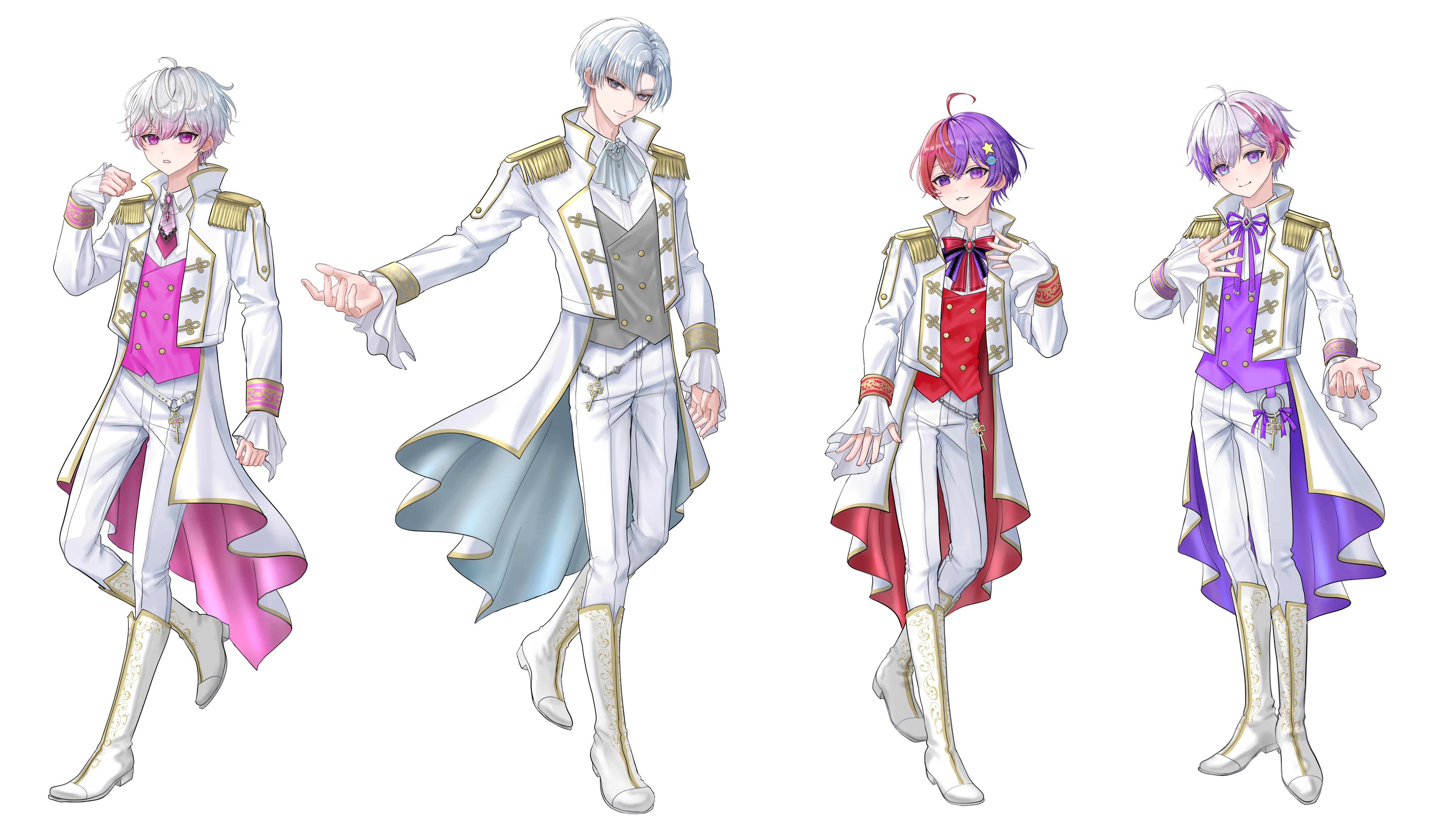 【仕事絵】くろすと様再集結ツアーフライヤー用イラスト、オリジナル曲MVイラスト-1