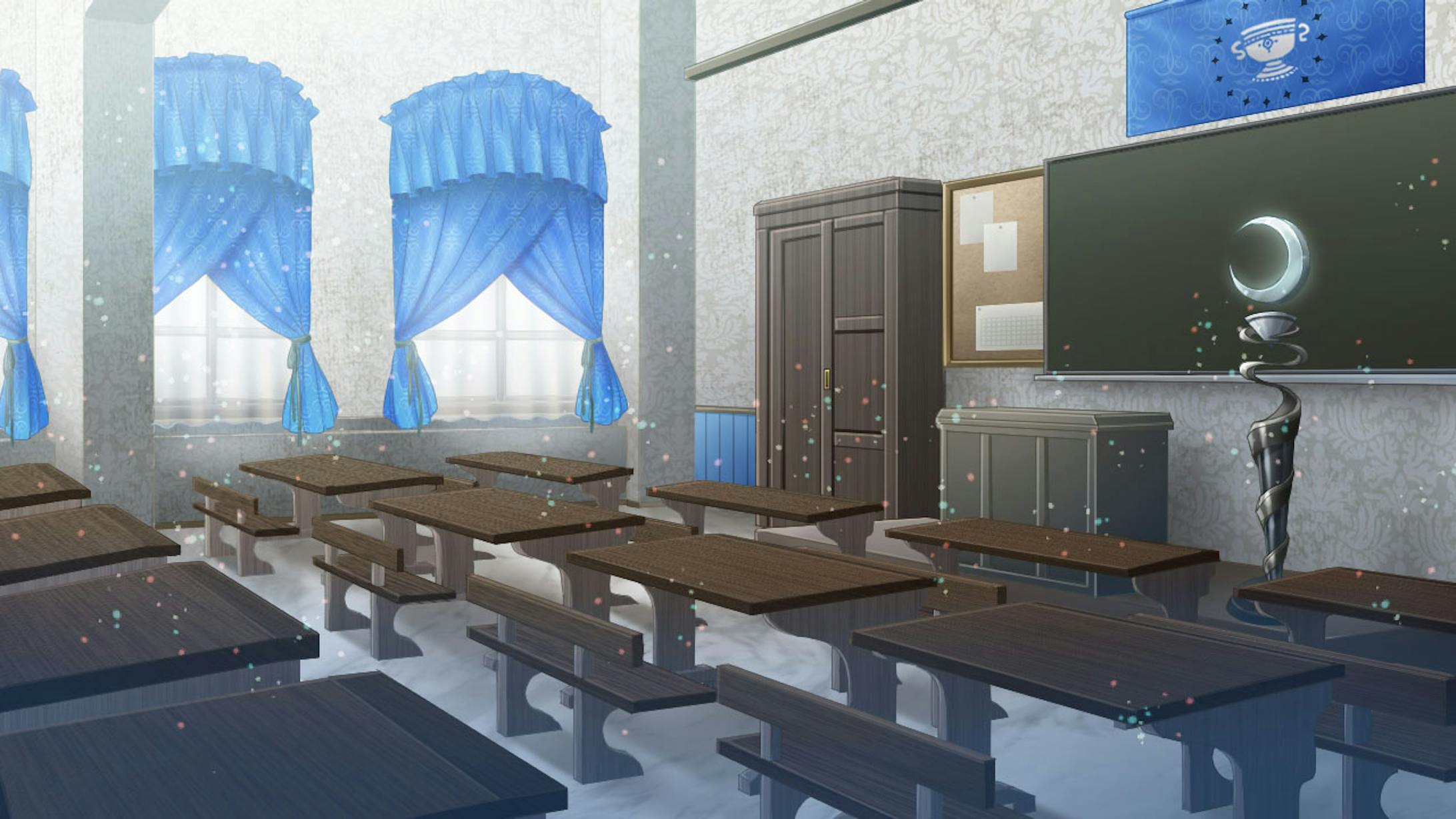 依頼 魔法5大元素の各教室背景 依頼 魔法5大元素の各教室背景