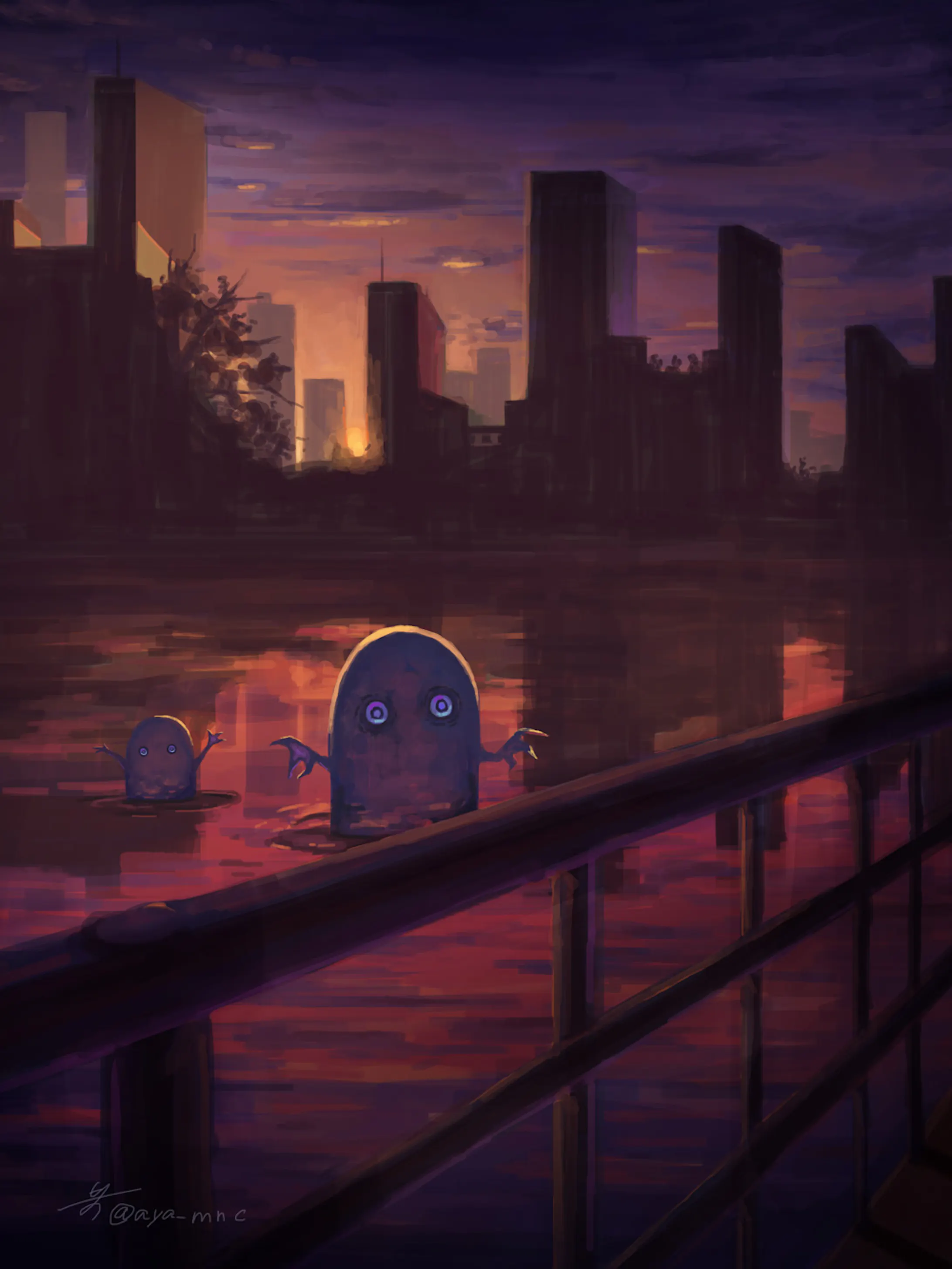 背景メイン デジタルイラスト