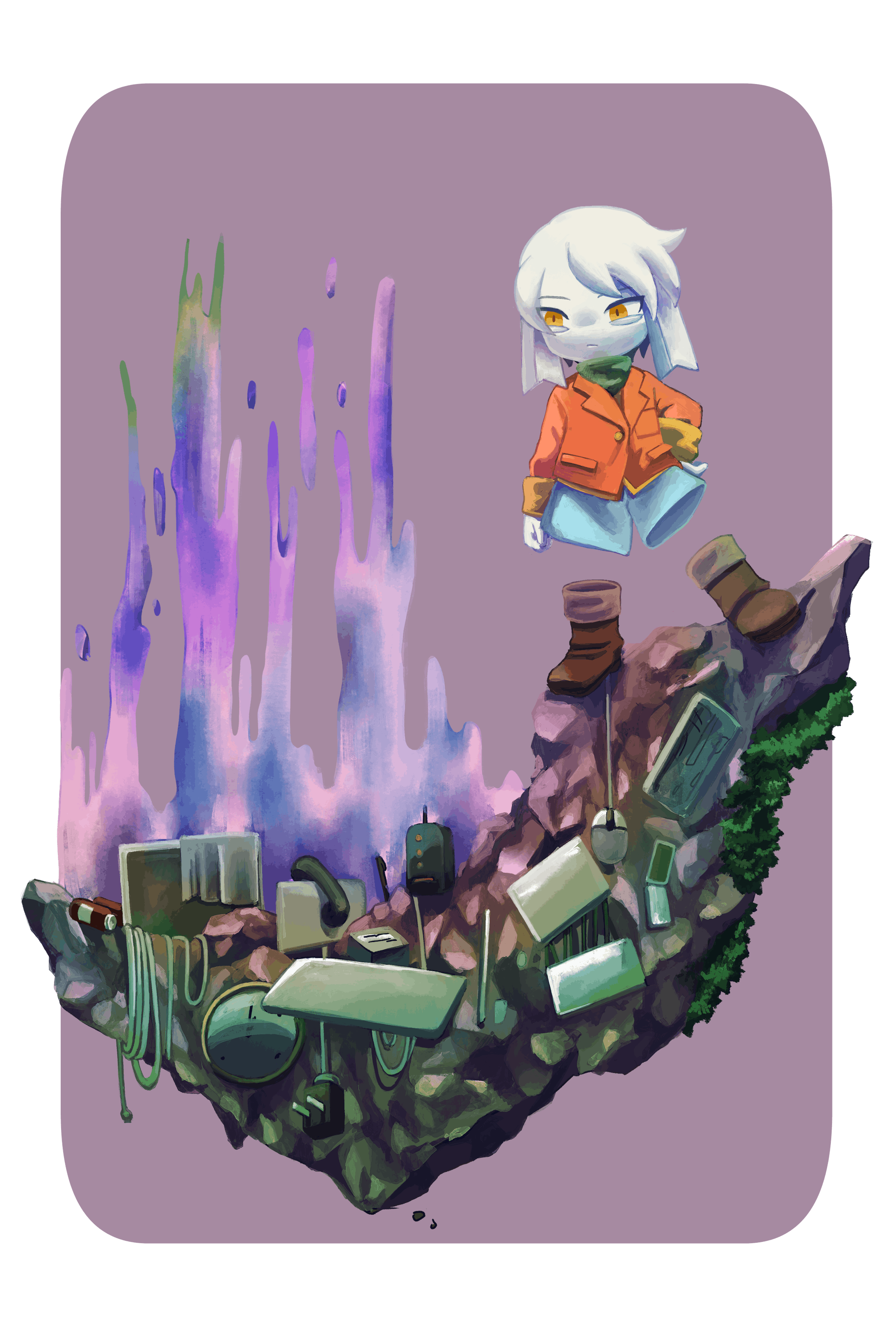 ヴィネット風イラスト ヴィネット風イラスト