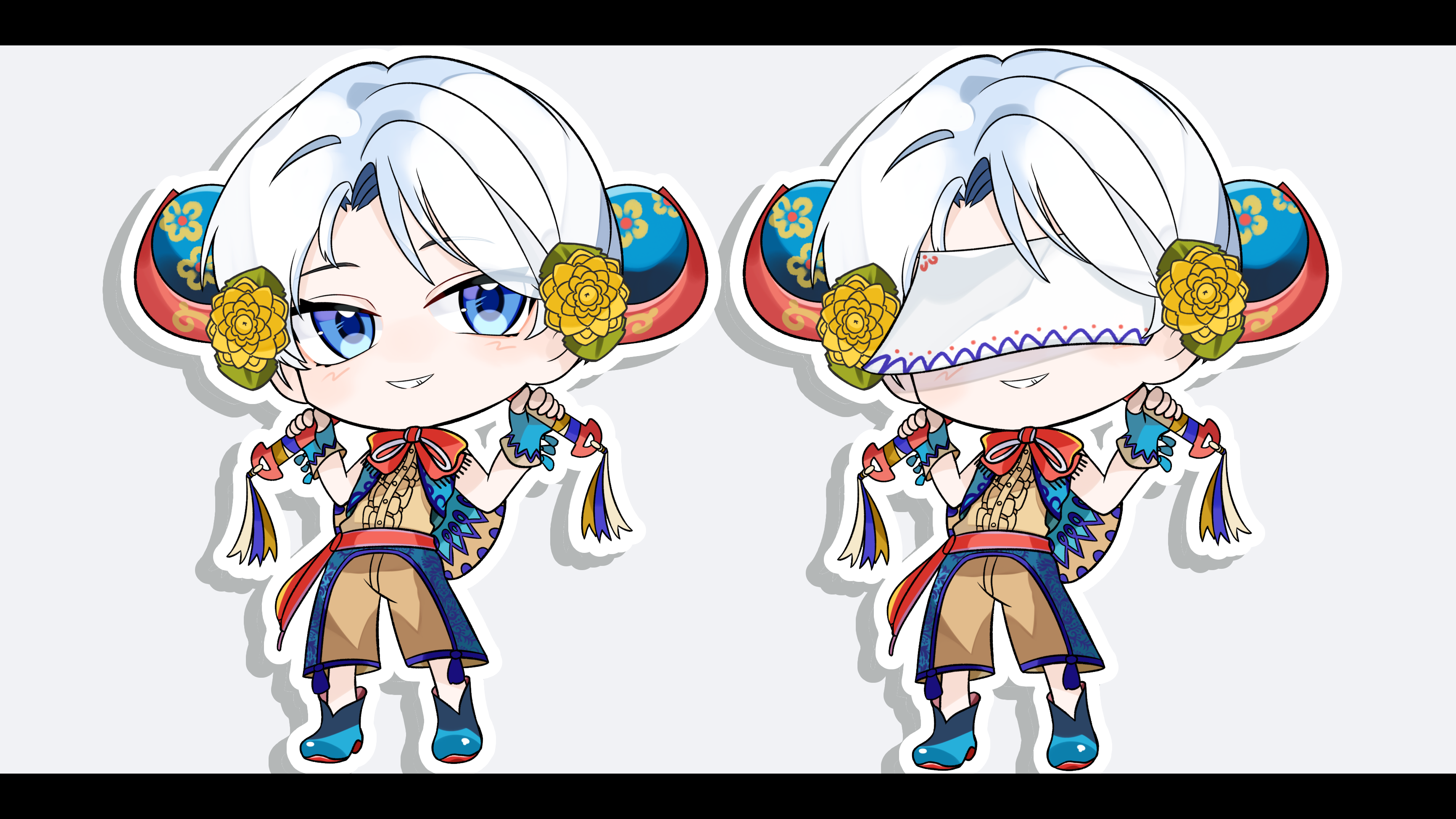 【WORK】紙代トート様SDイラスト(プレゼント)-1