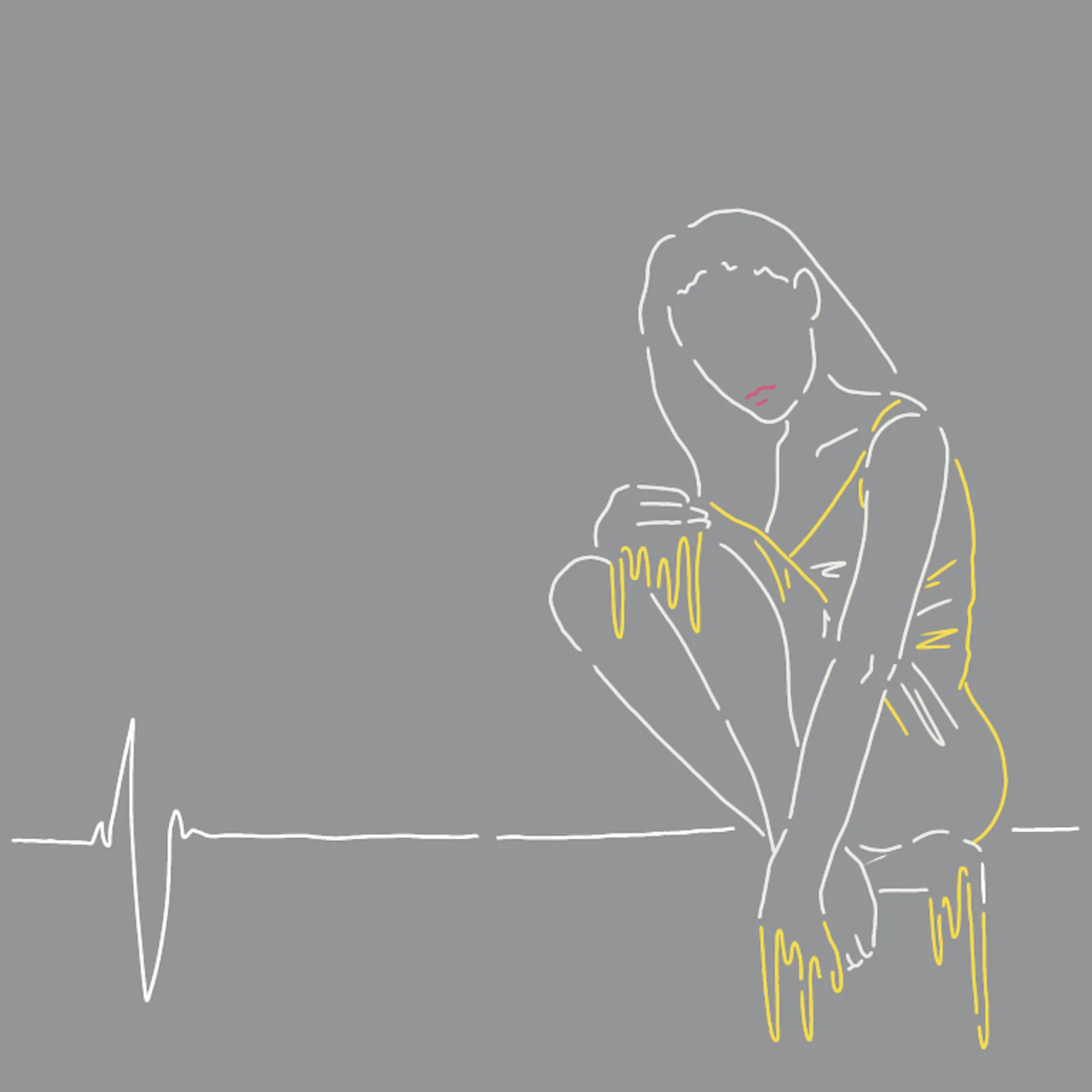 人物線画イラスト