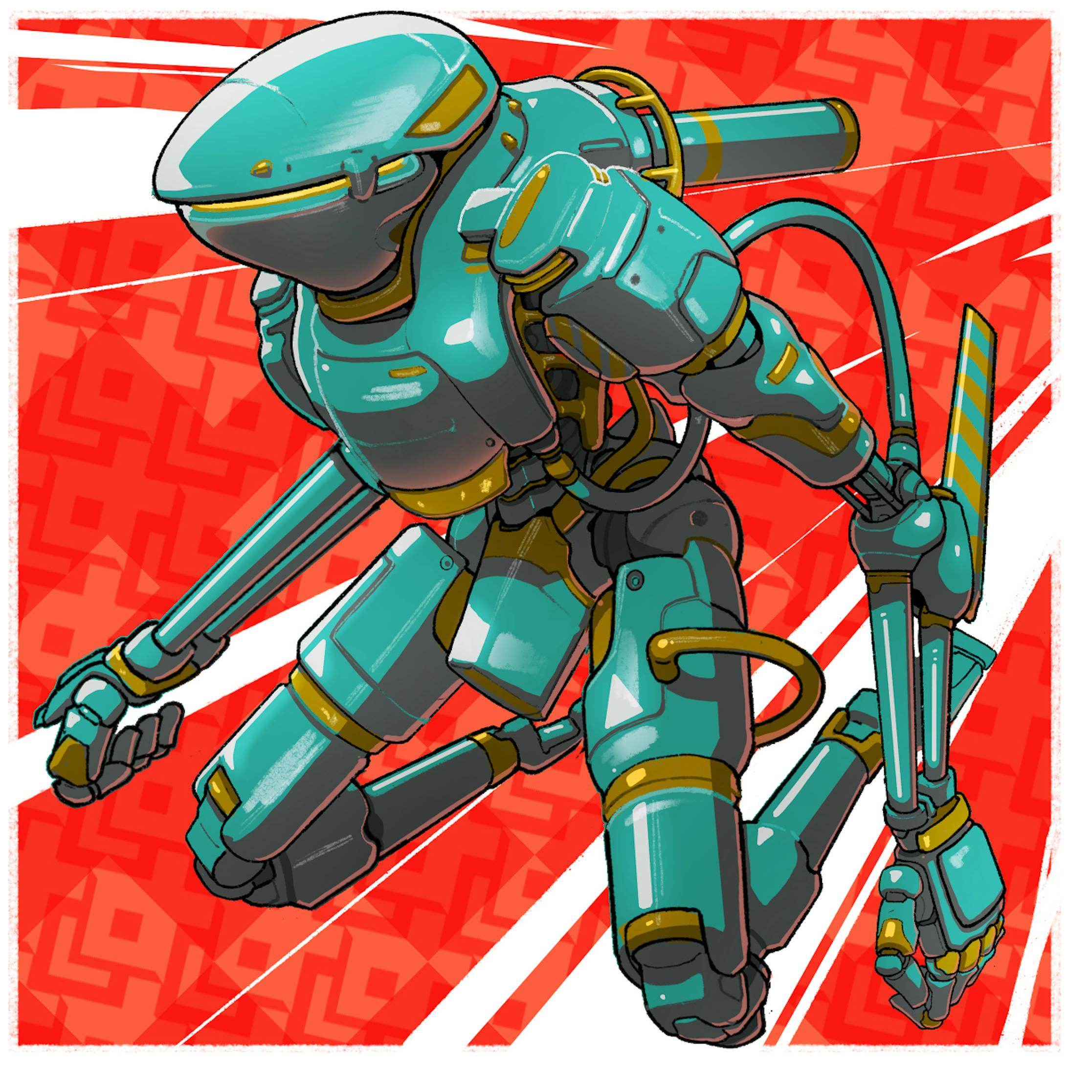 オリジナルロボットイラスト 3点 オリジナルロボットイラスト 3点