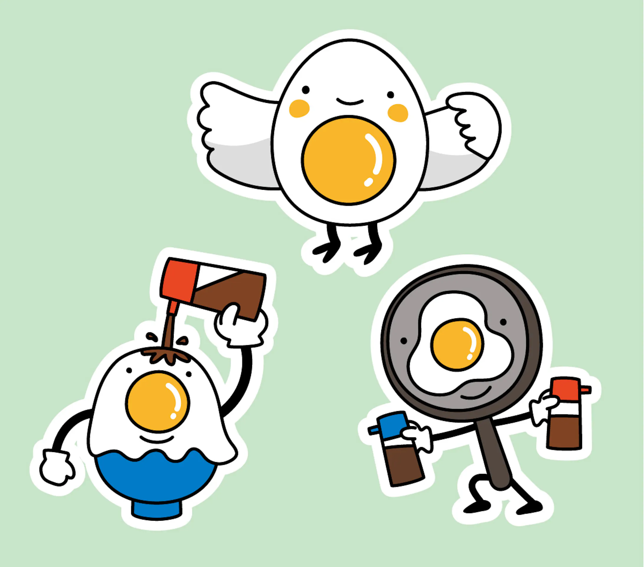 卵のキャラクター