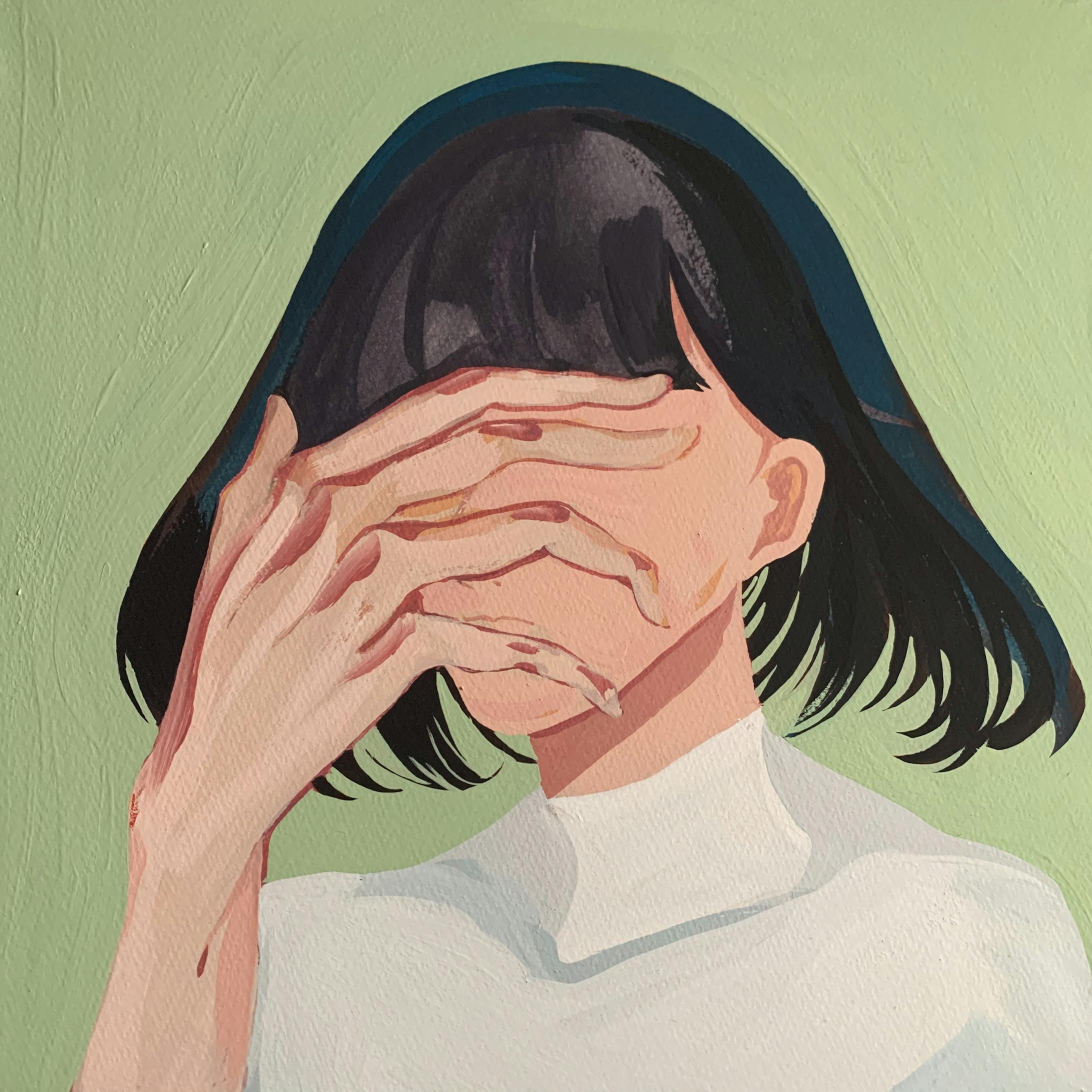 人物画 アクリル絵の具 人物画 アクリル絵の具