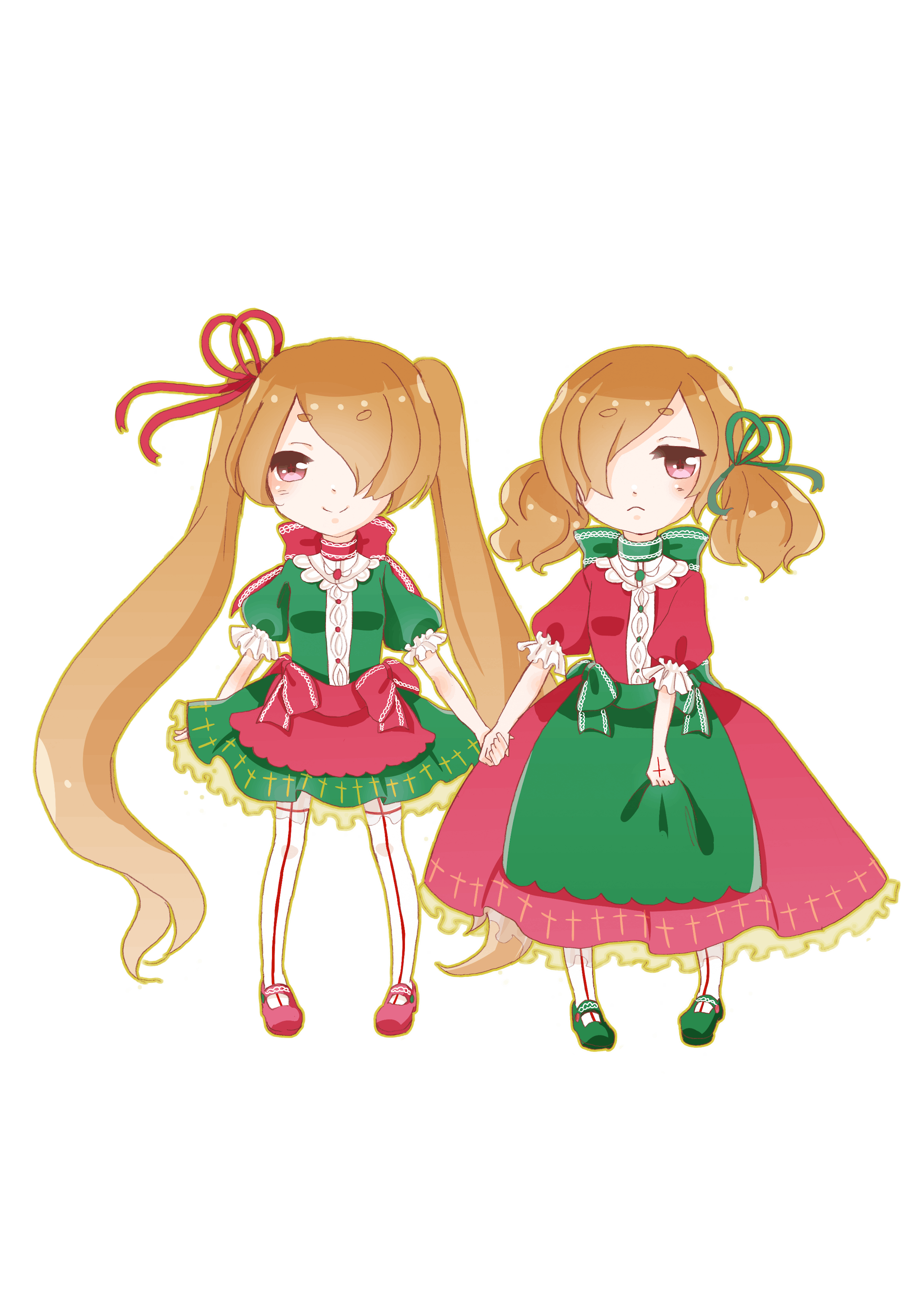 双子の魔法少女 ミニキャラクター 双子の魔法少女 ミニキャラクター