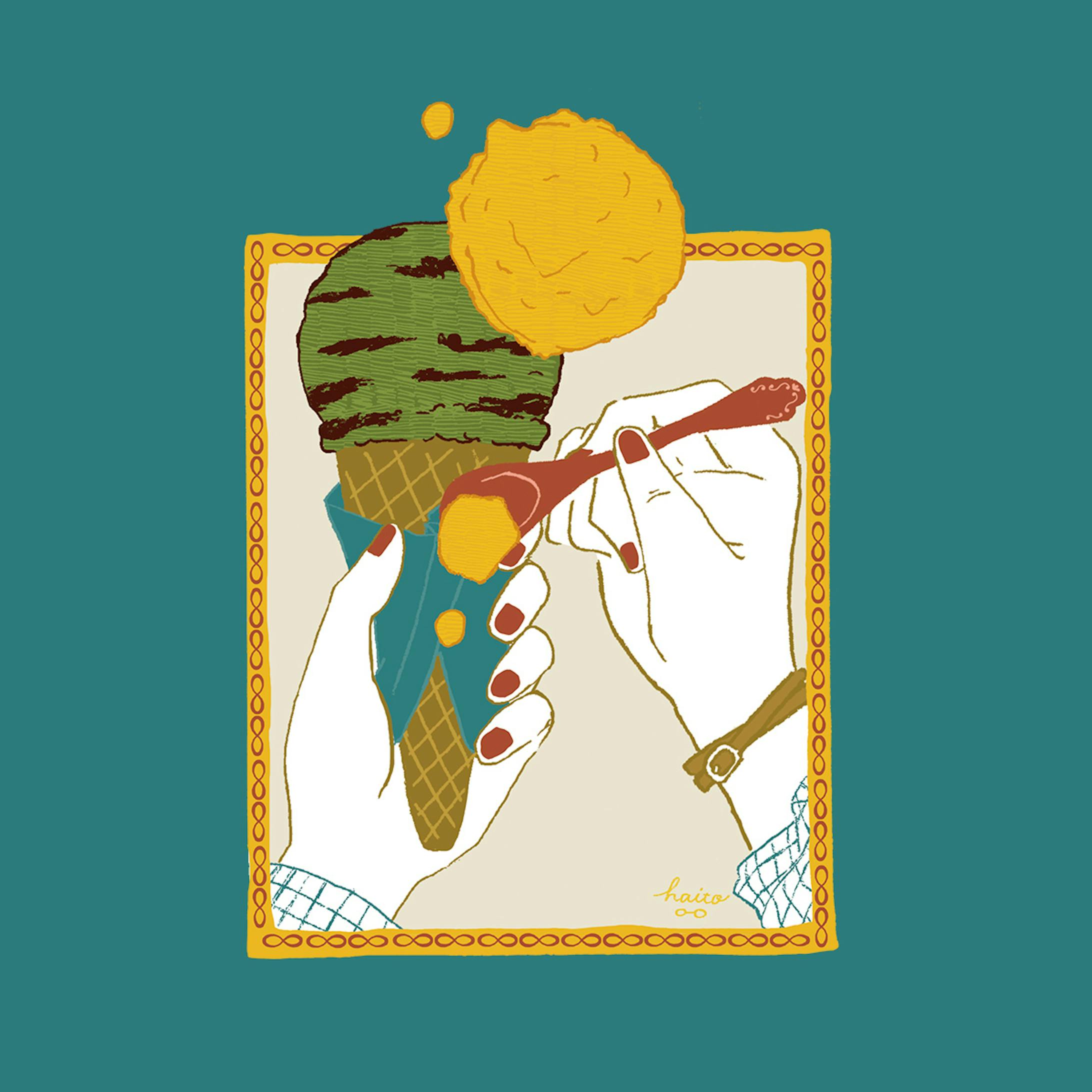 イラスト こぼれる3兄弟