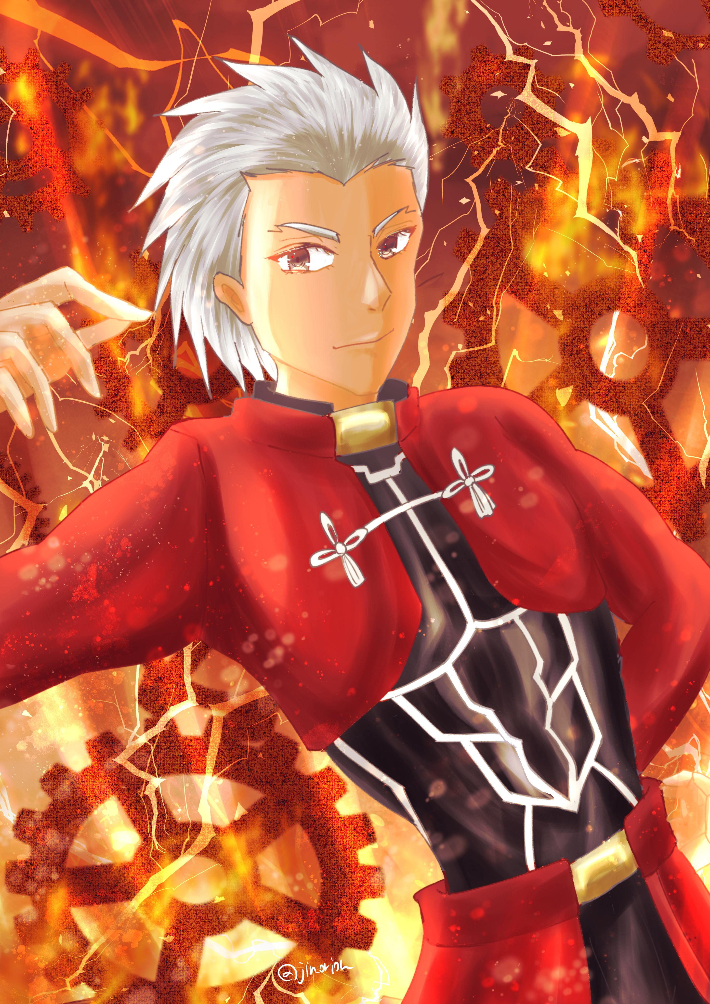 Fate/stay night UBWクリアファイル アーチャーエミヤ 未開封