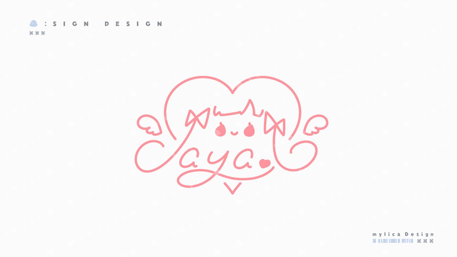 aya. / SIGN DESIGN