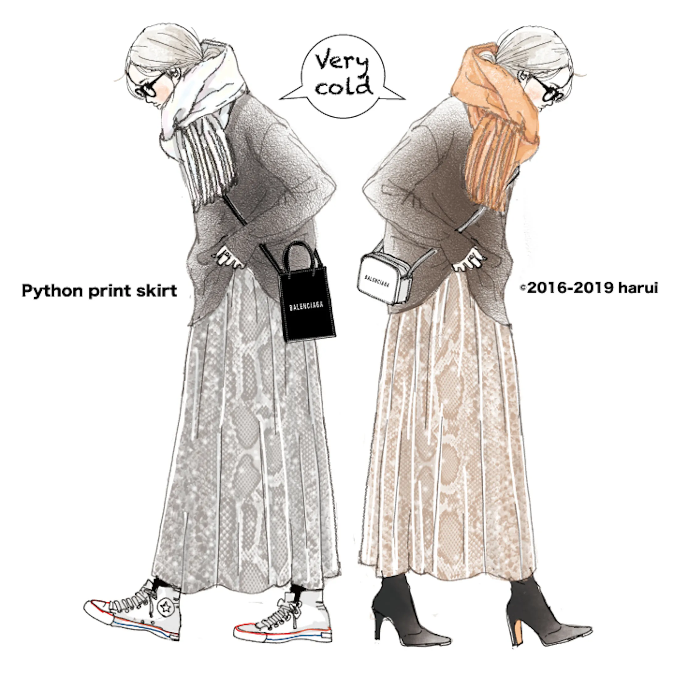 コーデイラスト