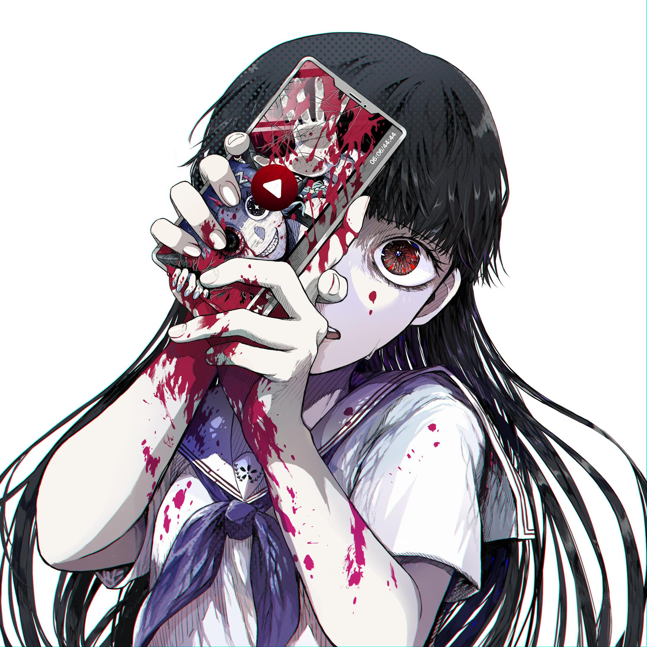 ホラー漫画DOOOOM1巻表紙絵-1