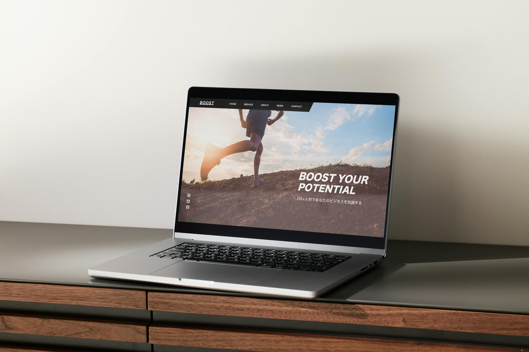 コーポレートサイト　FV　架空サイト-1