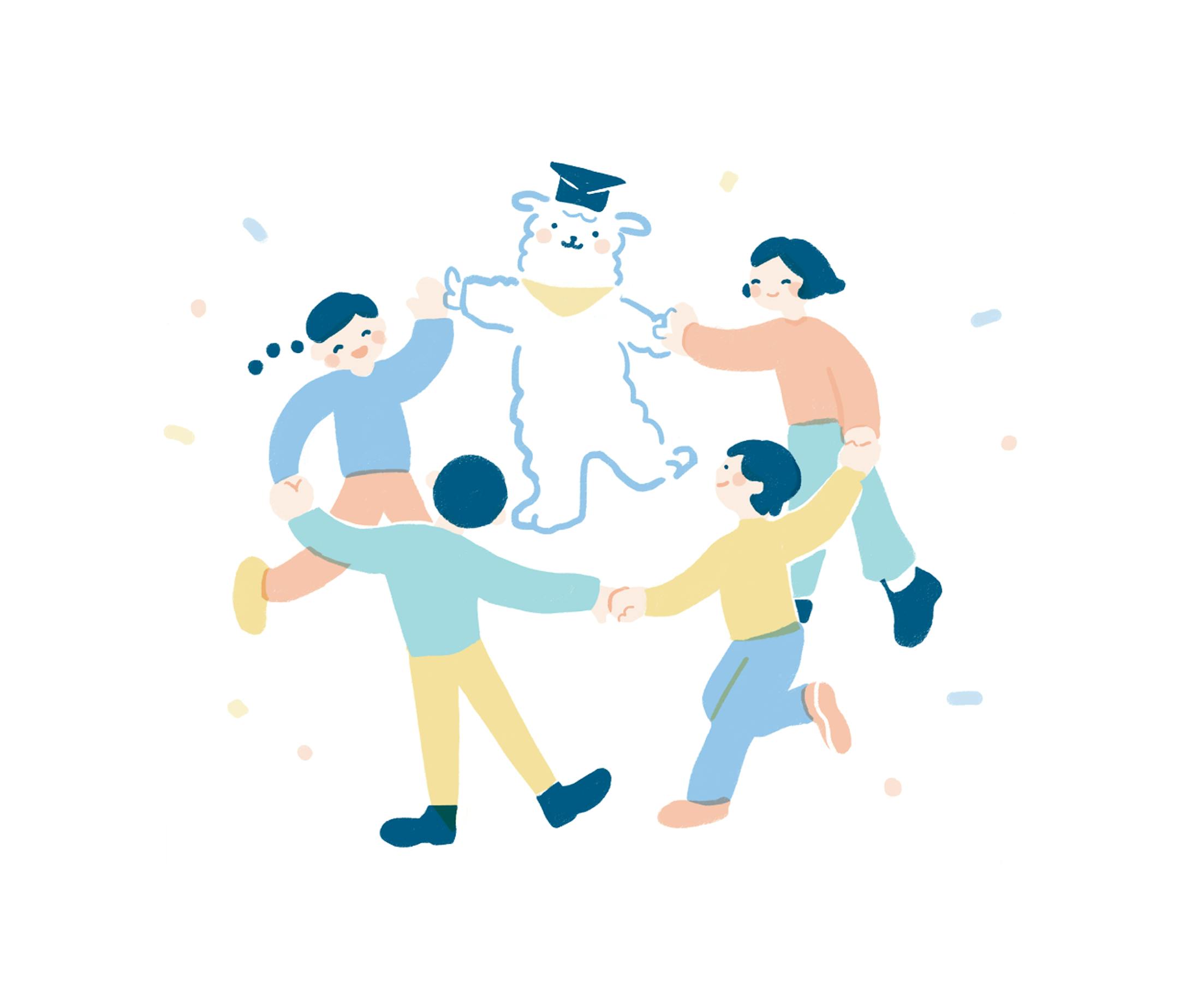 ひま部 イラスト 保護者向け ひま部 イラスト 保護者向け