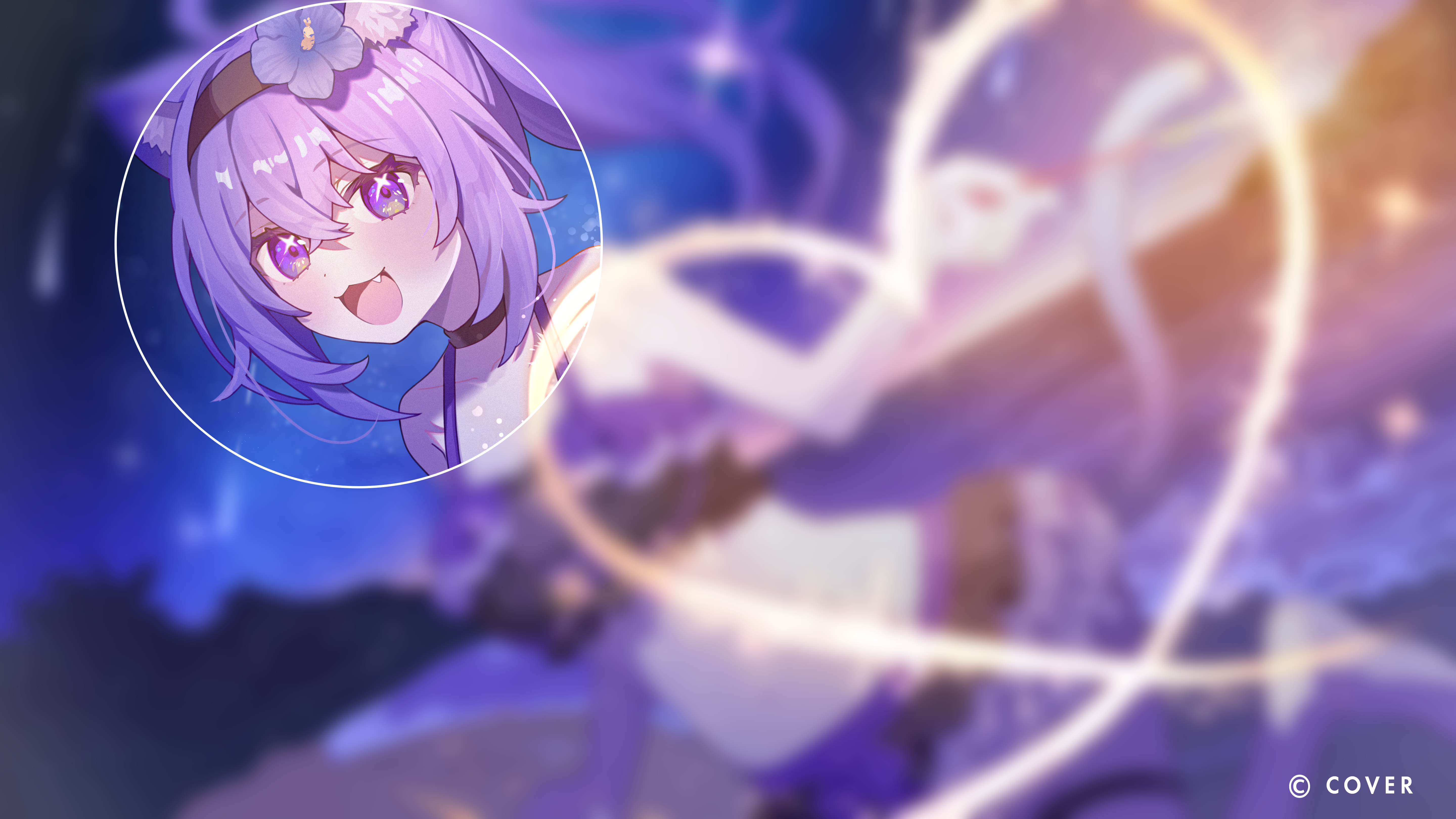 カバー株式会社 猫又おかゆ様７月メンバーシップ限定壁紙-1