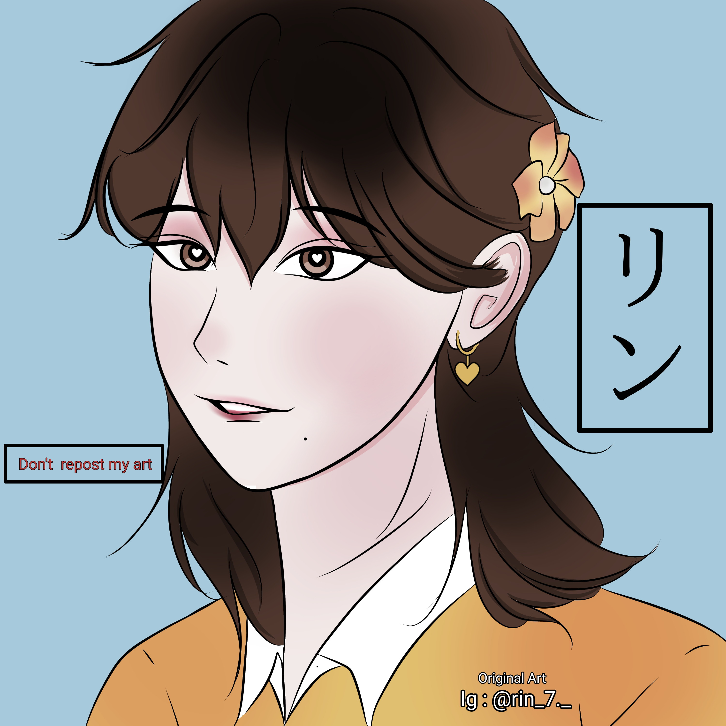 make face illustrations into cute characters-1