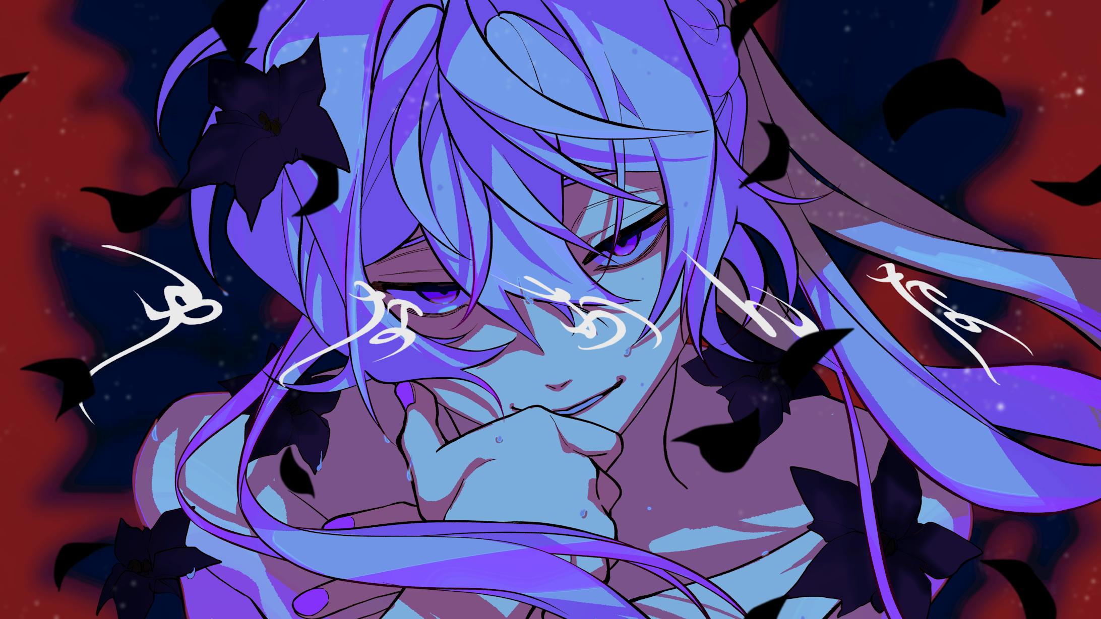 Nexus-Cry所属 ねこやなぎ様 オリジナル楽曲「やなおんな」 MV用イラスト-1