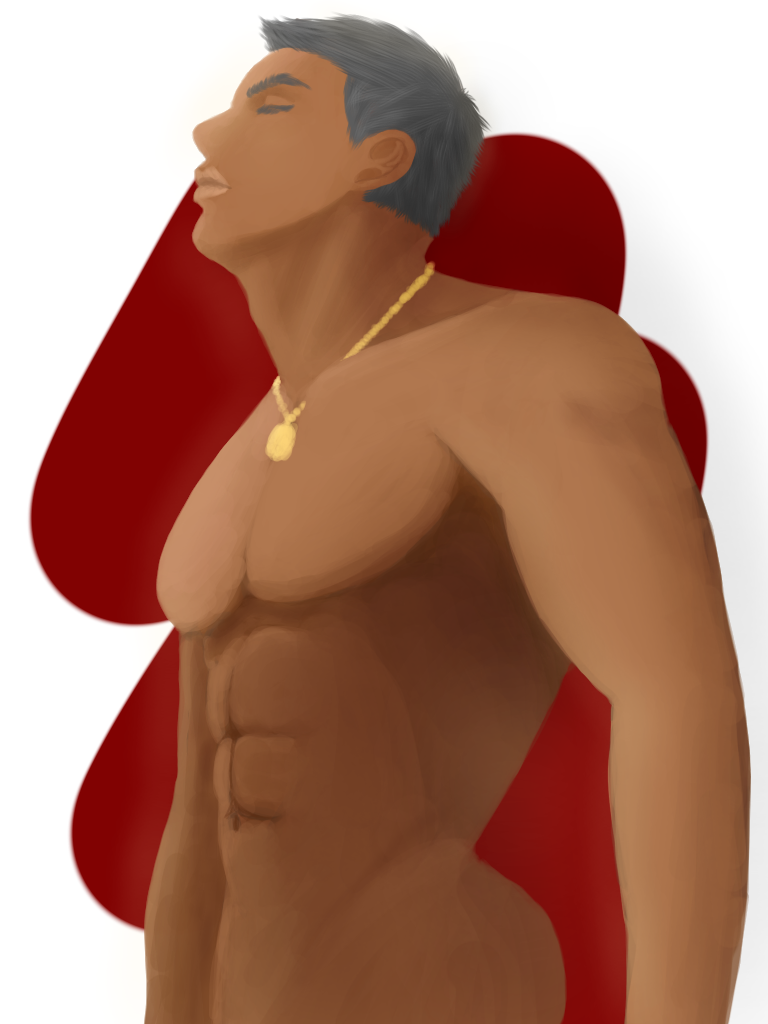 褐色肌の男性-1