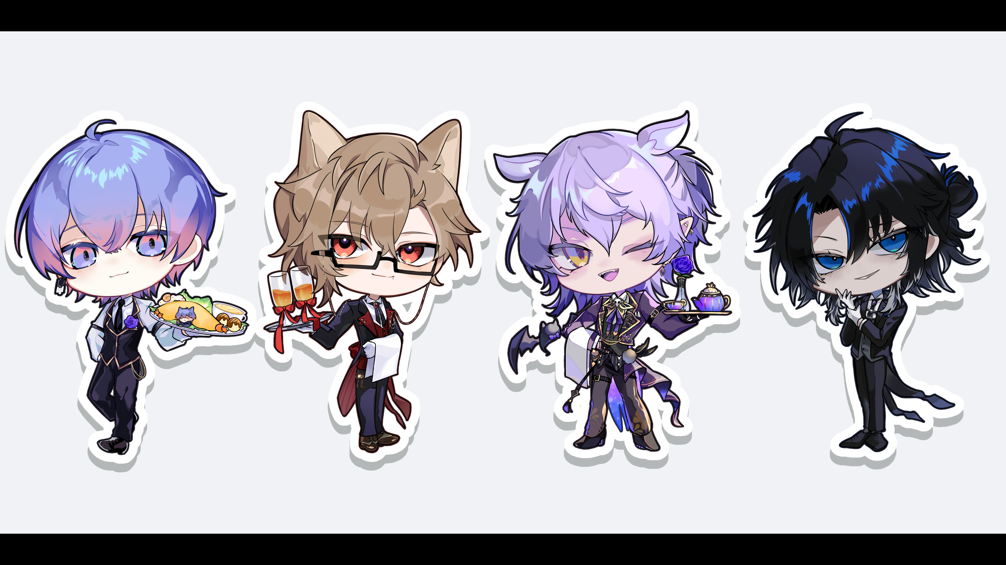 【WORK】みらくるっくカフェ バトラーズサロンSDイラスト-1