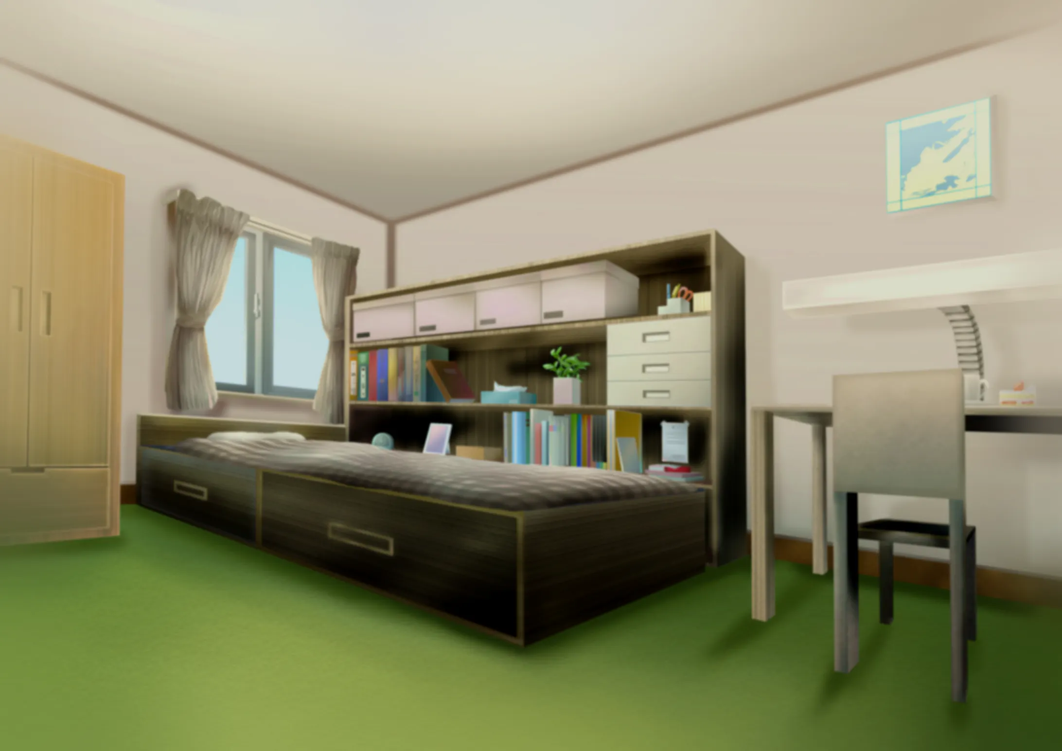 背景サンプル 一人部屋