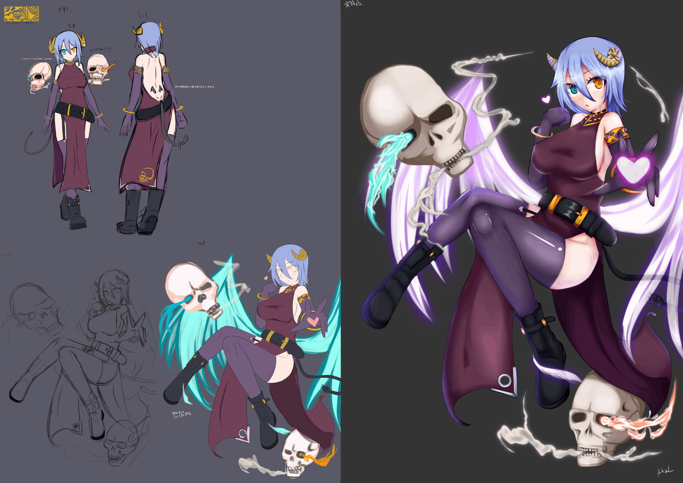 ソーシャルゲーム風オリジナルイラスト-1