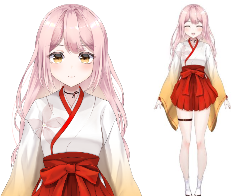 【 Live2Dモデル】サクラ1-1