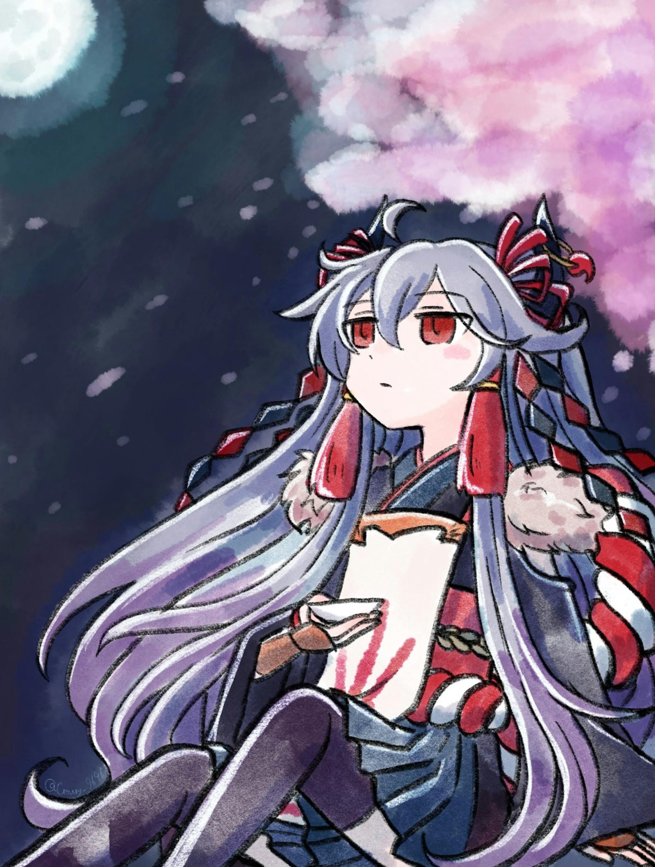 女性キャライラスト
