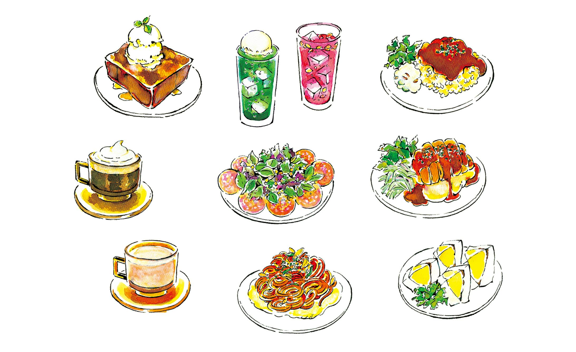 カフェメニューイラスト La Kagu カフェメニューイラスト La Kagu
