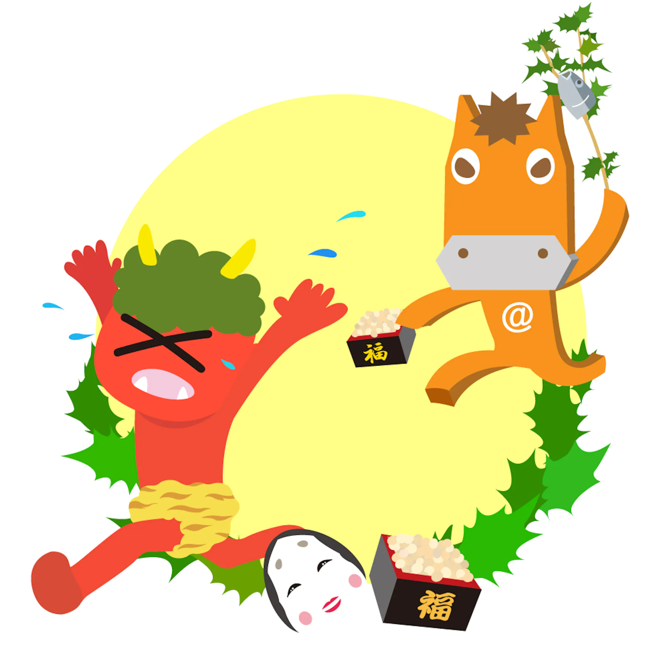 月別キャラクター背景 月別キャラクター背景