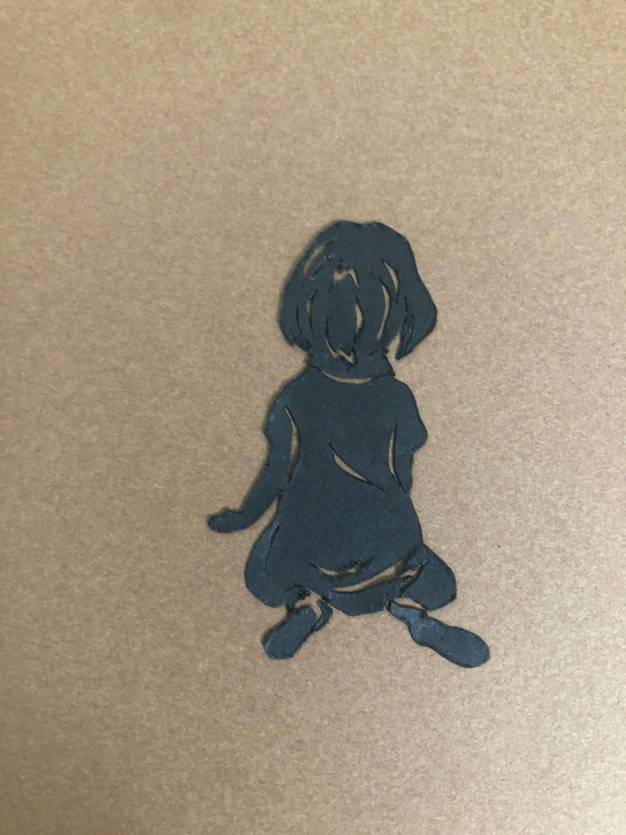 得意を活かして。（切り絵パーツについて）