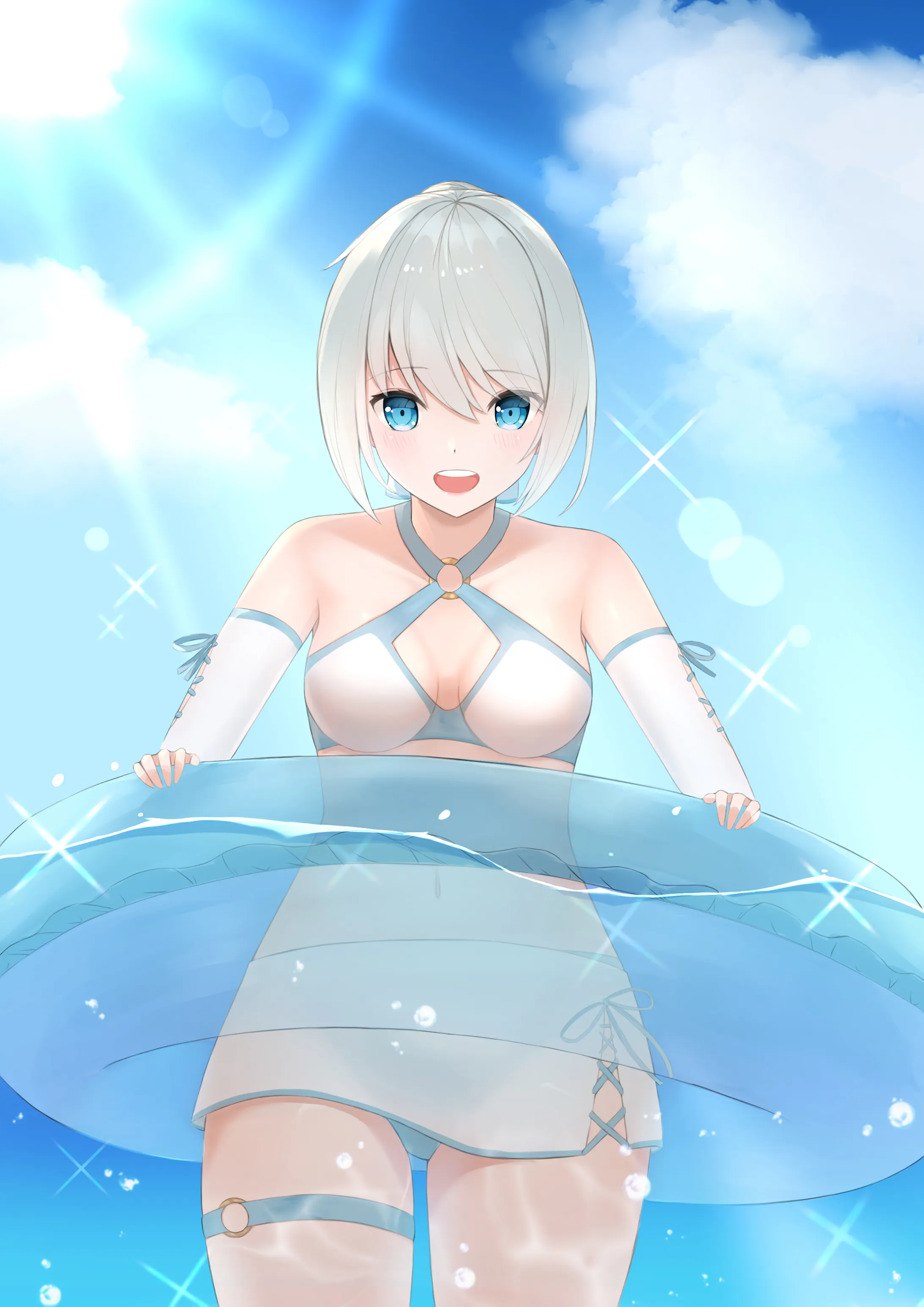 Twitterに投稿した7 8月の水着イラスト Twitterに投稿した7 8月の水着イラスト