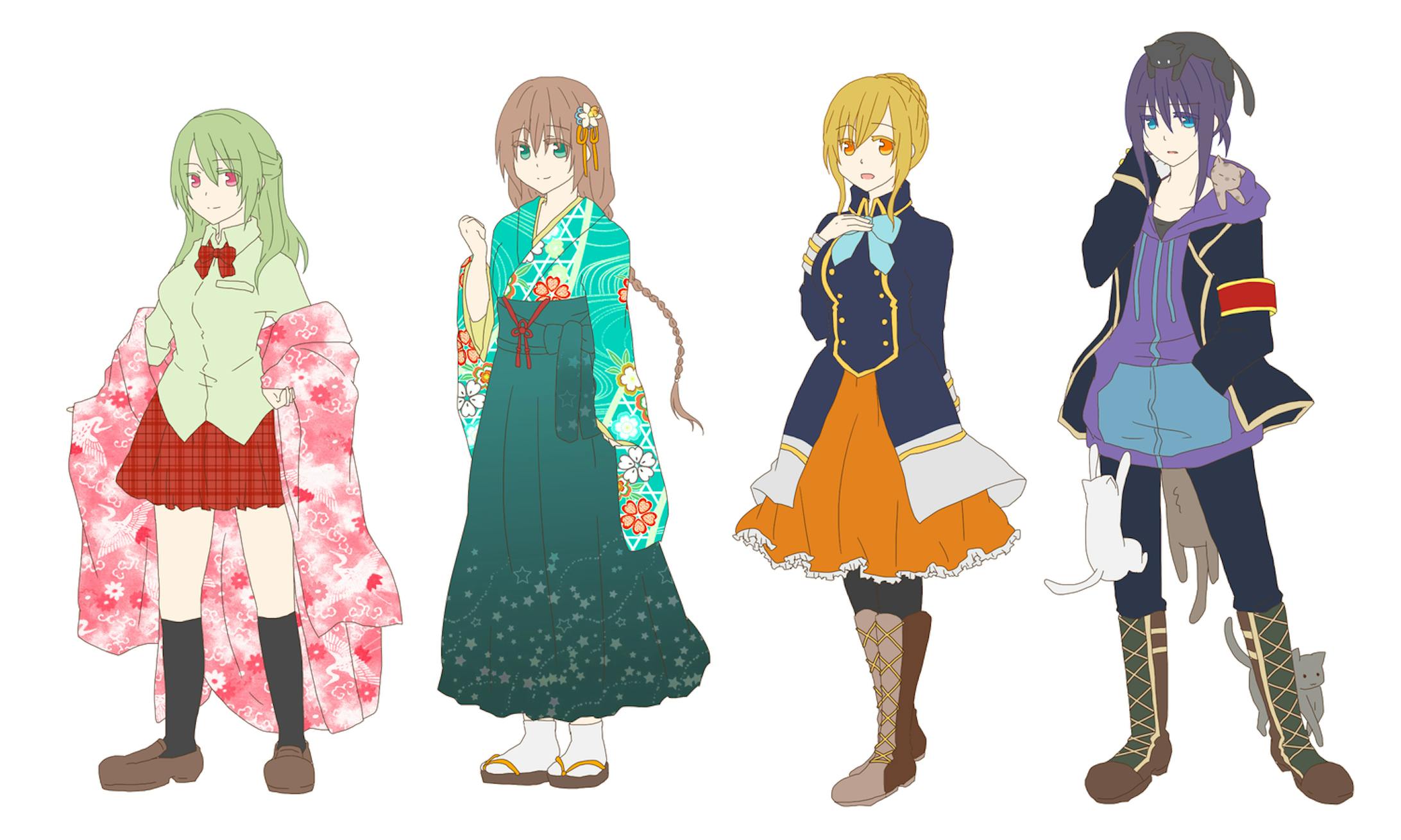 創作キャラ 全身 等身 デフォルメ キャラデザ 創作キャラ 全身 等身 デフォルメ キャラデザ