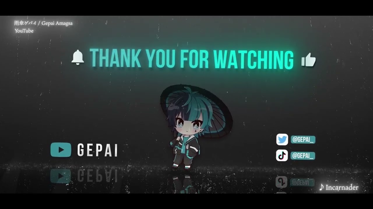 Vtuber　雨傘ゲパイ / Gepai Amagsa　ED