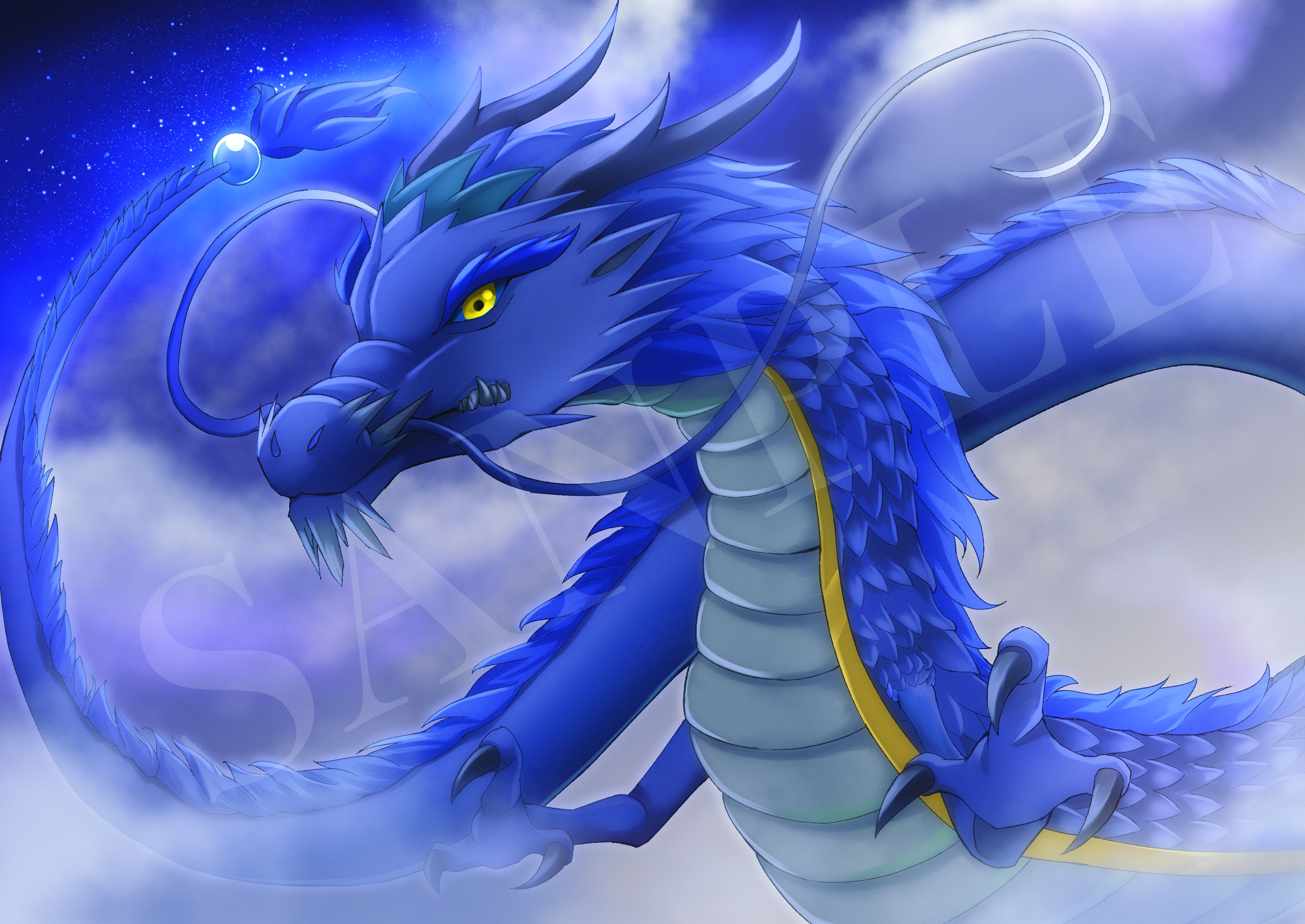 アニマルイラスト 龍-1