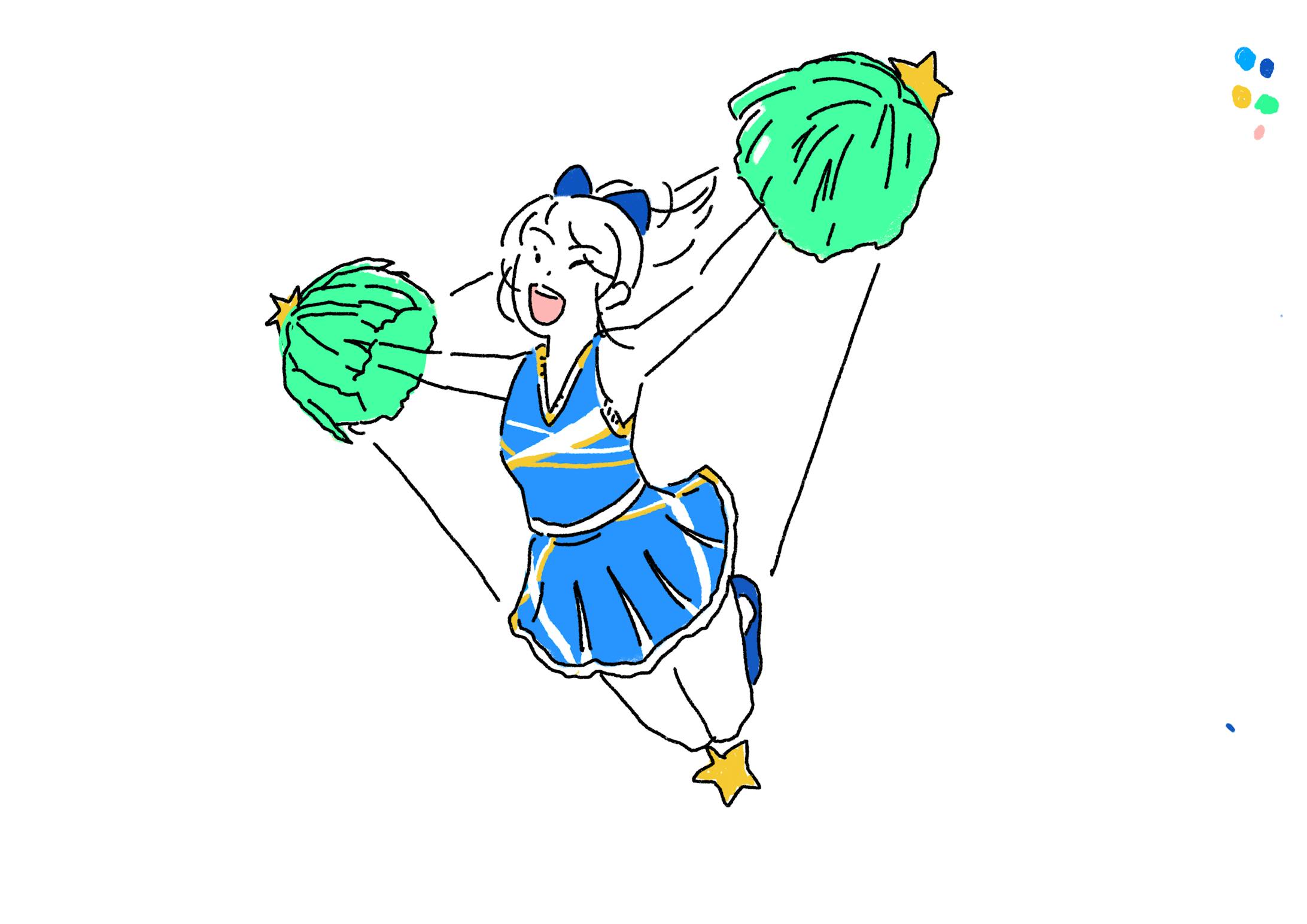 女性たち2 色イラスト 美肌モード 女性たち2 色イラスト 美肌モード