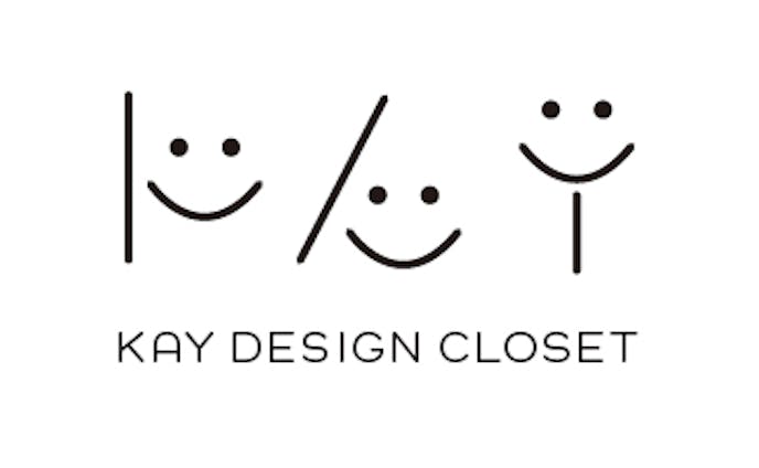 KAY design closet ロゴ