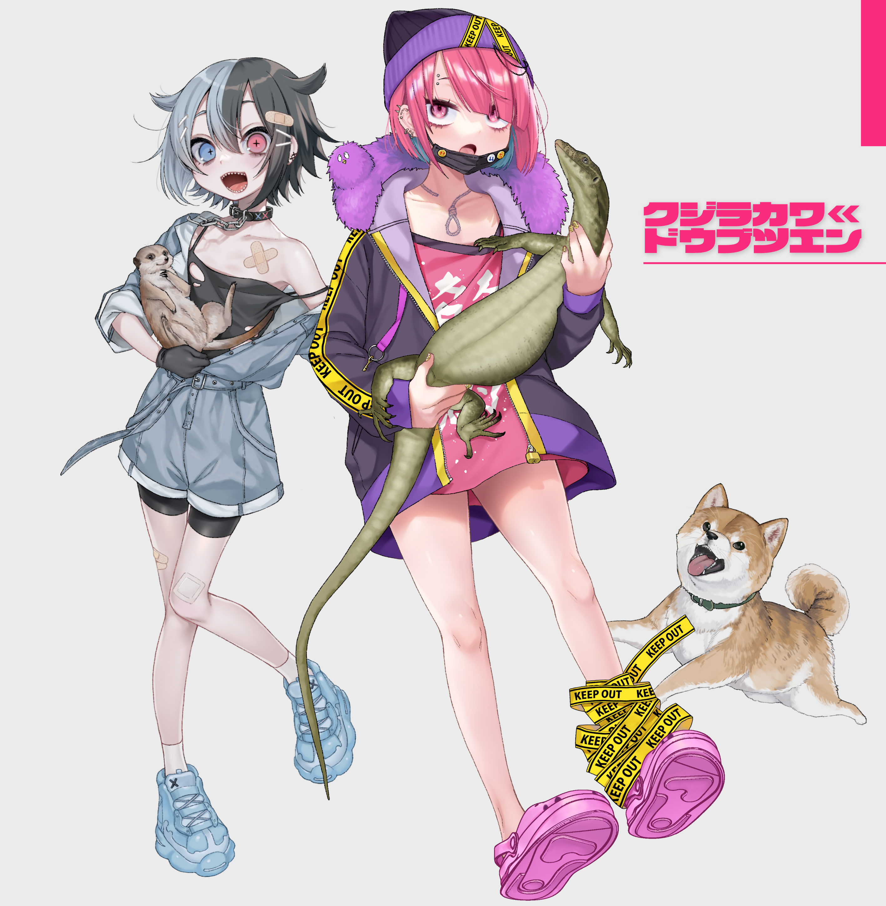 鯨川動物園キービジュアルイラスト-1