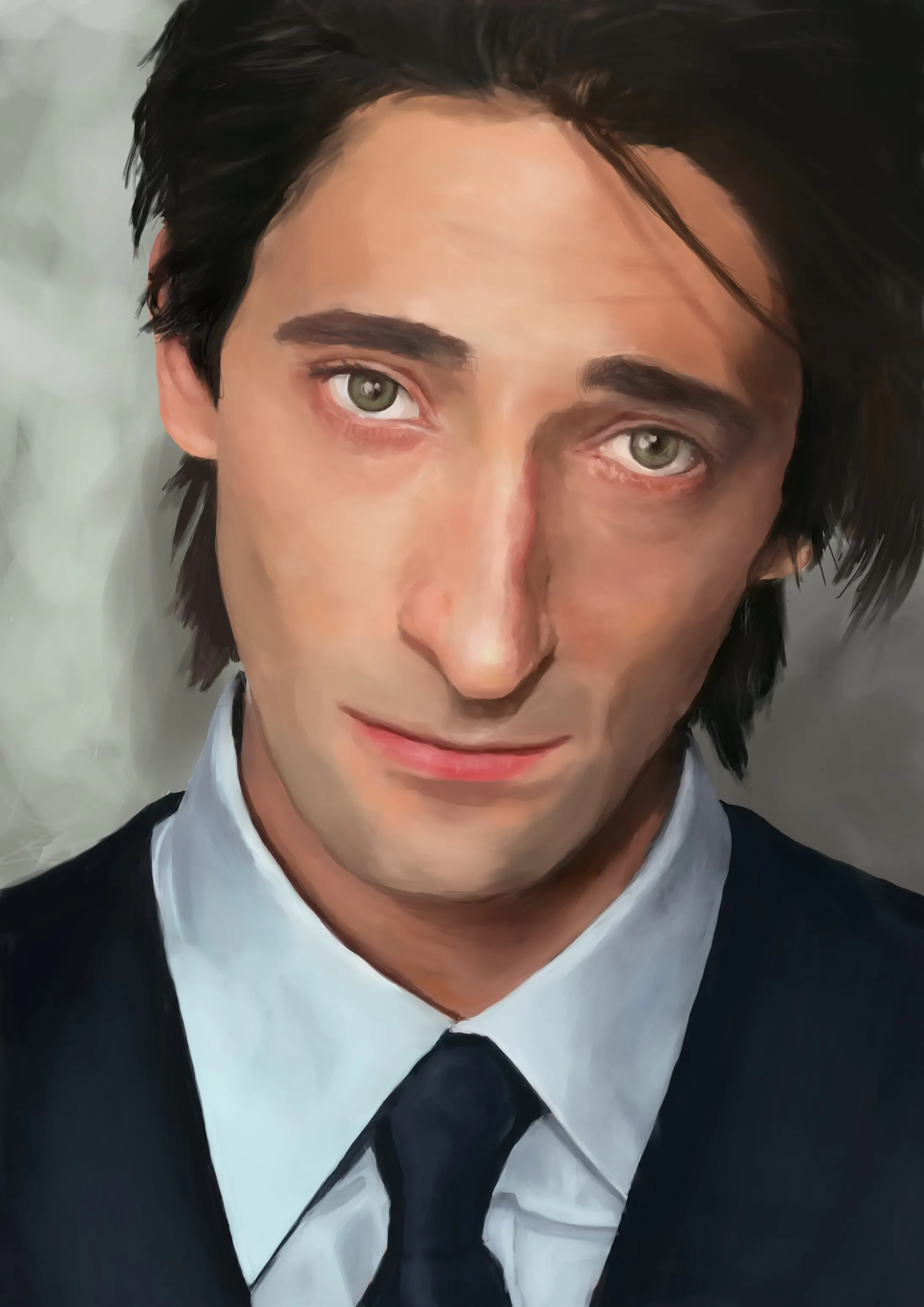 リアル人物イラスト