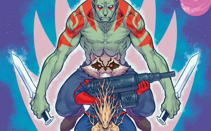 Guardians of the Garaxy:vol.2/MovieNEX Premium box comic cover(Amazon only) 