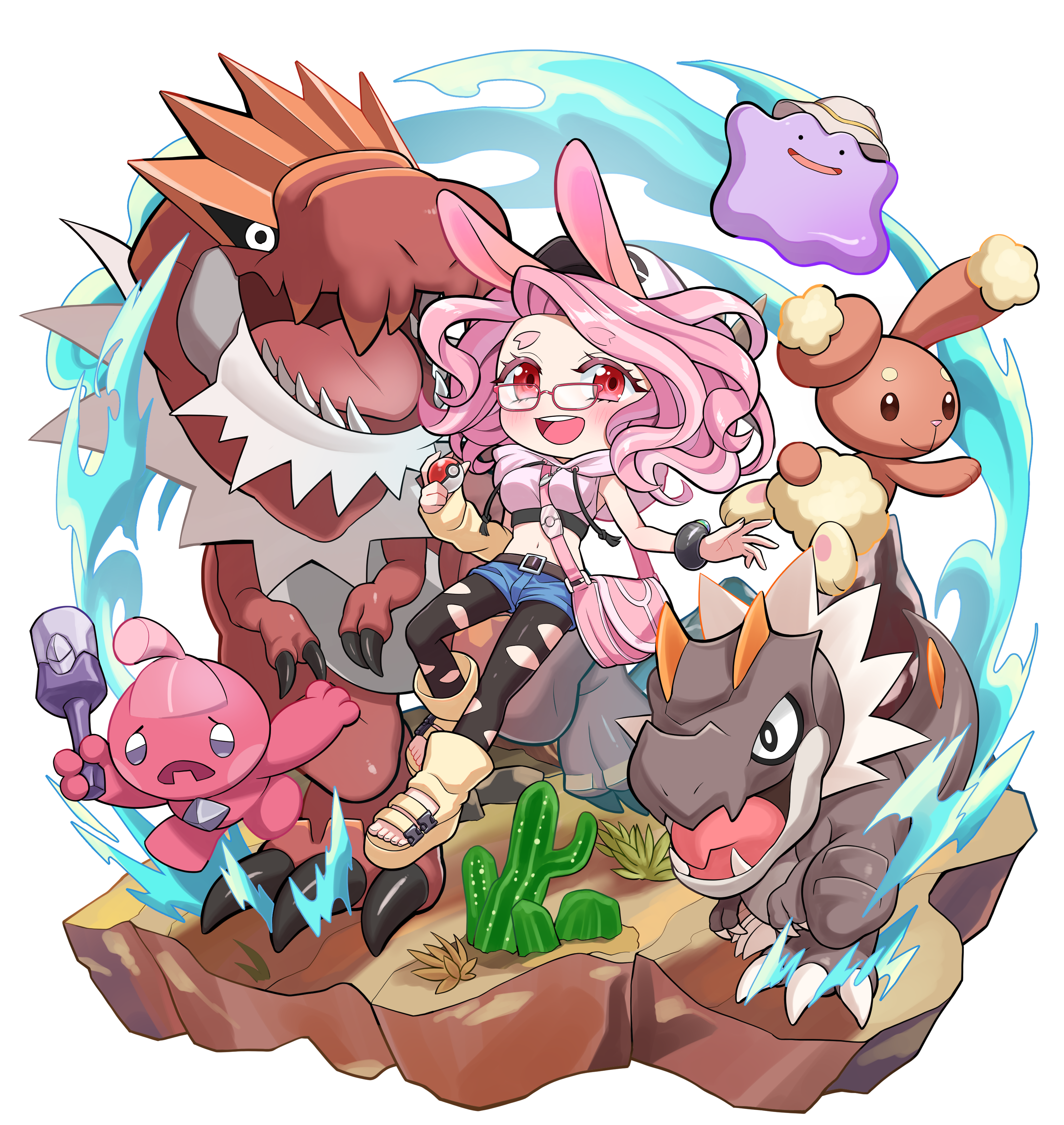 さくうさ様　ポケモンイラスト-1