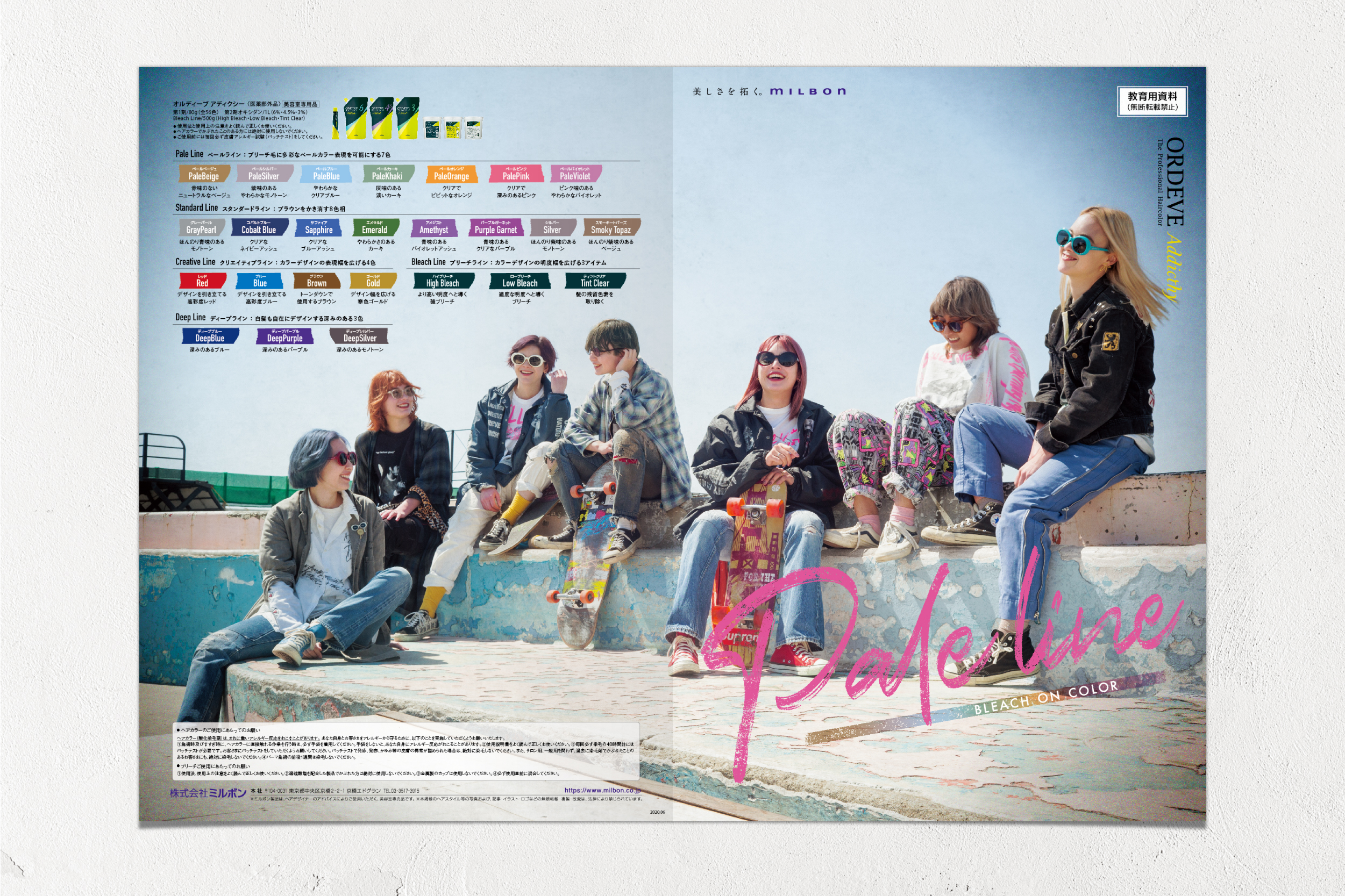 ORDEVE Addicty 「pale Line」製品パンフレット-1