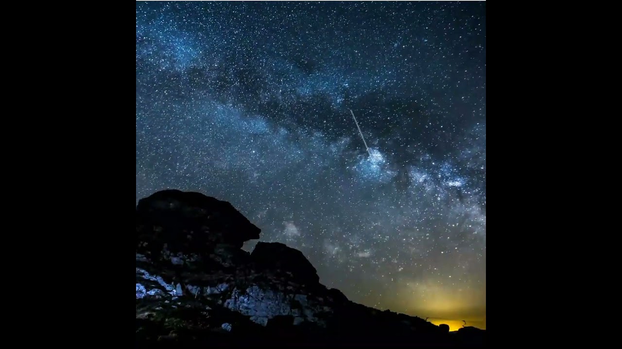 幻想的な星空