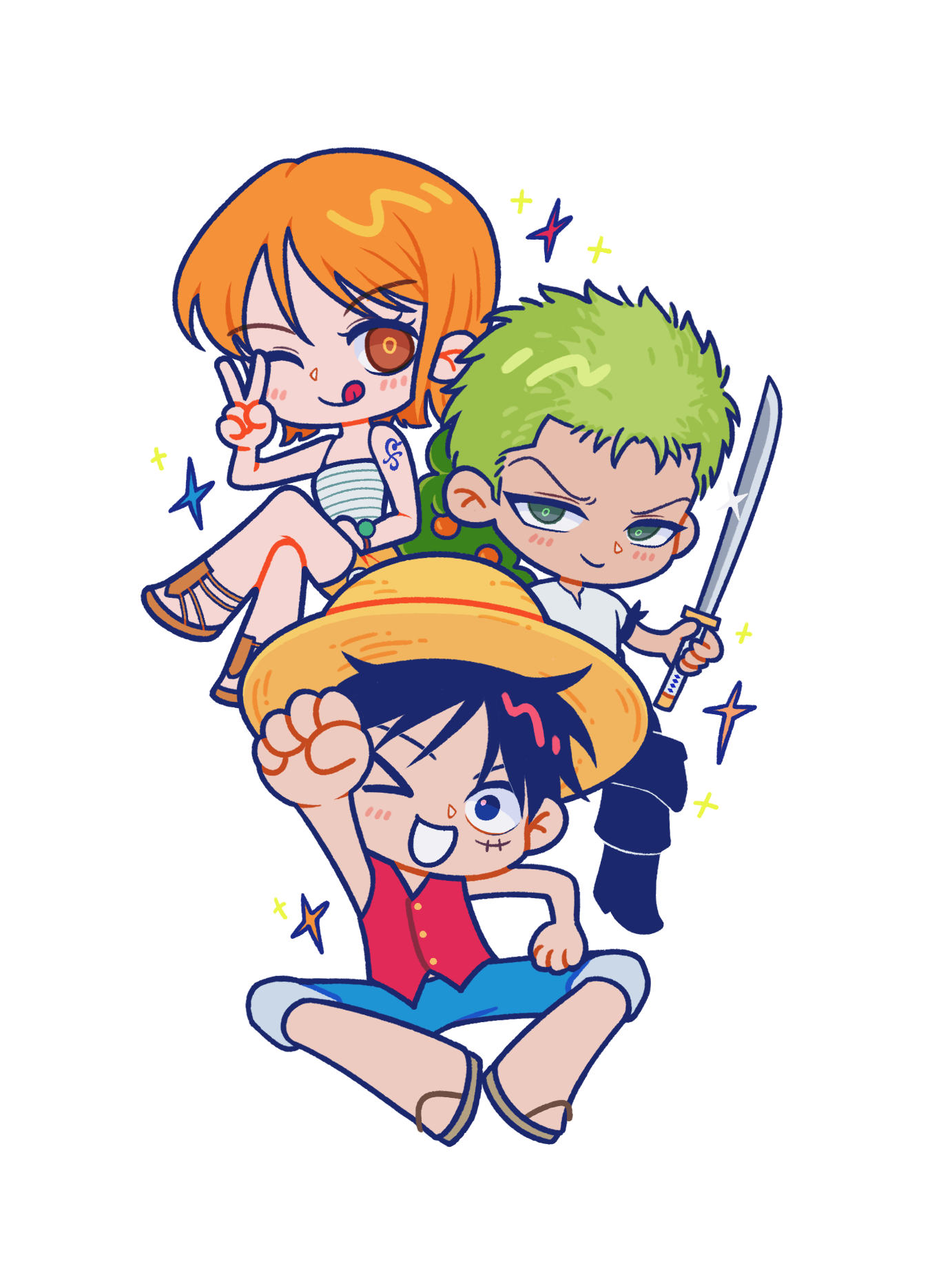 [ONE PIECE] Romance Dawn Trio-1