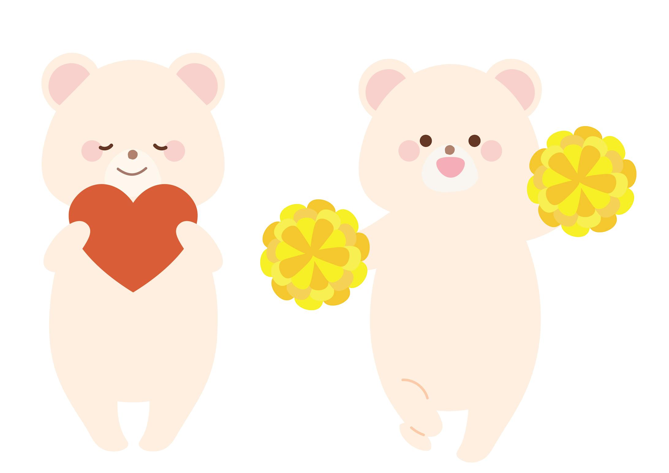 白くまイラストセット 白くまイラストセット