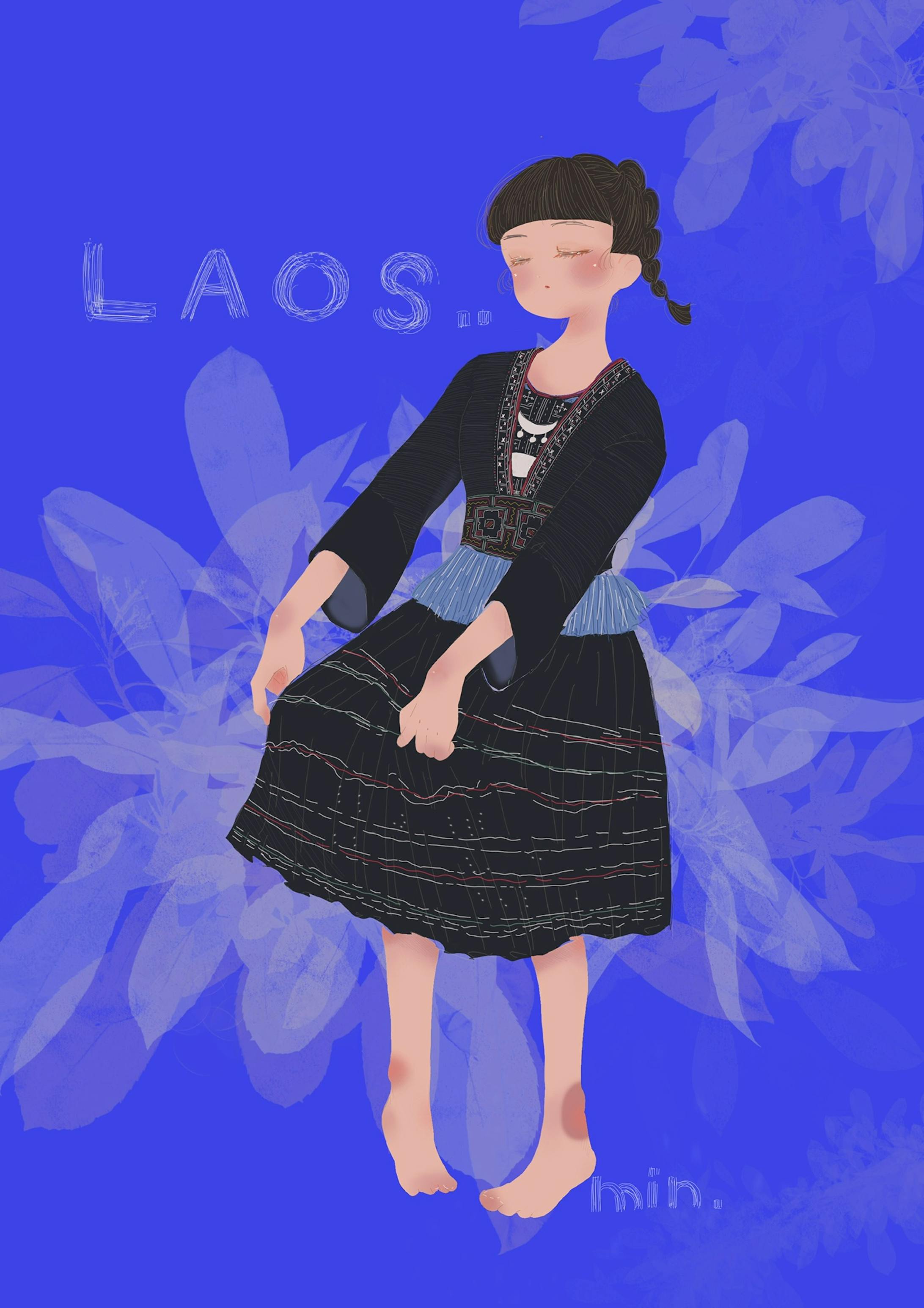 ラオス民族衣装-1