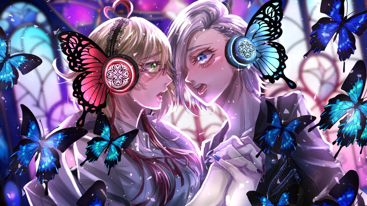 【works】Vtuber/鳩尾Lie斗様【歌ってみた動画用イラスト担当】-1