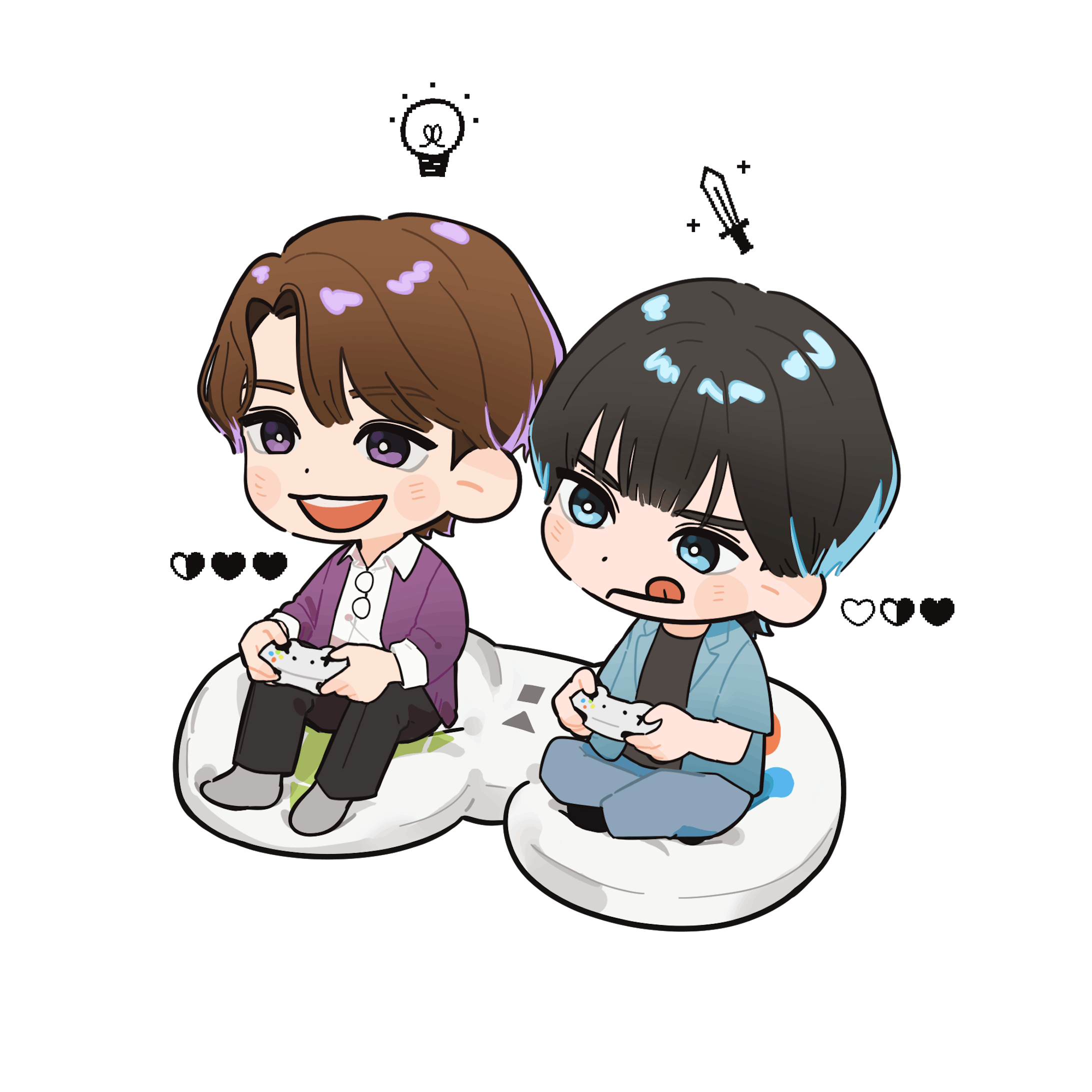 出張版！日曜日はオフレコでお願いします！グッズイラスト制作	-1