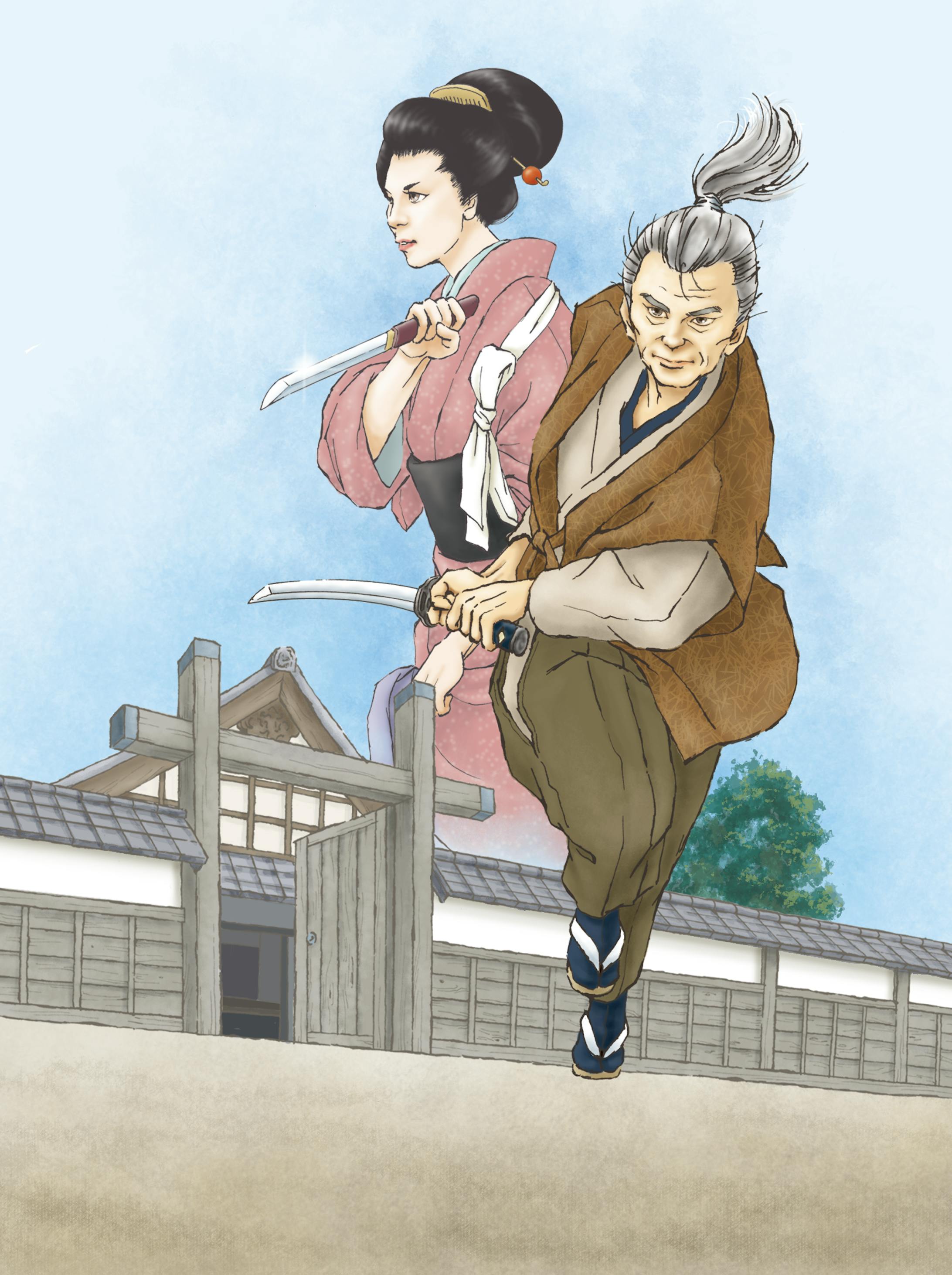 隠居右善　江戸を走る　装画-1