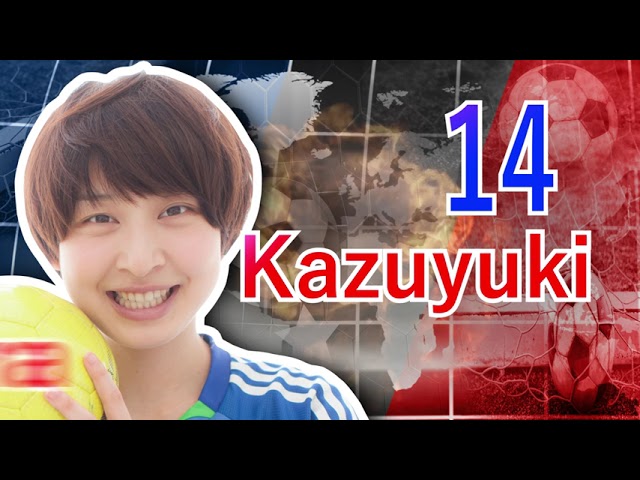 作成動画 (サッカー関係向け、サッカー選手紹介風)  その③
