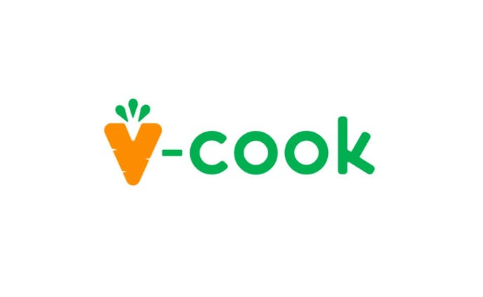 V-cookロゴデザイン